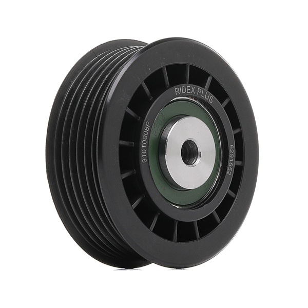 Spannrolle, Keilrippenriemen 310T0008P RIDEX PLUS 6012000770 MERCEDES-BENZ, SSANGYONG