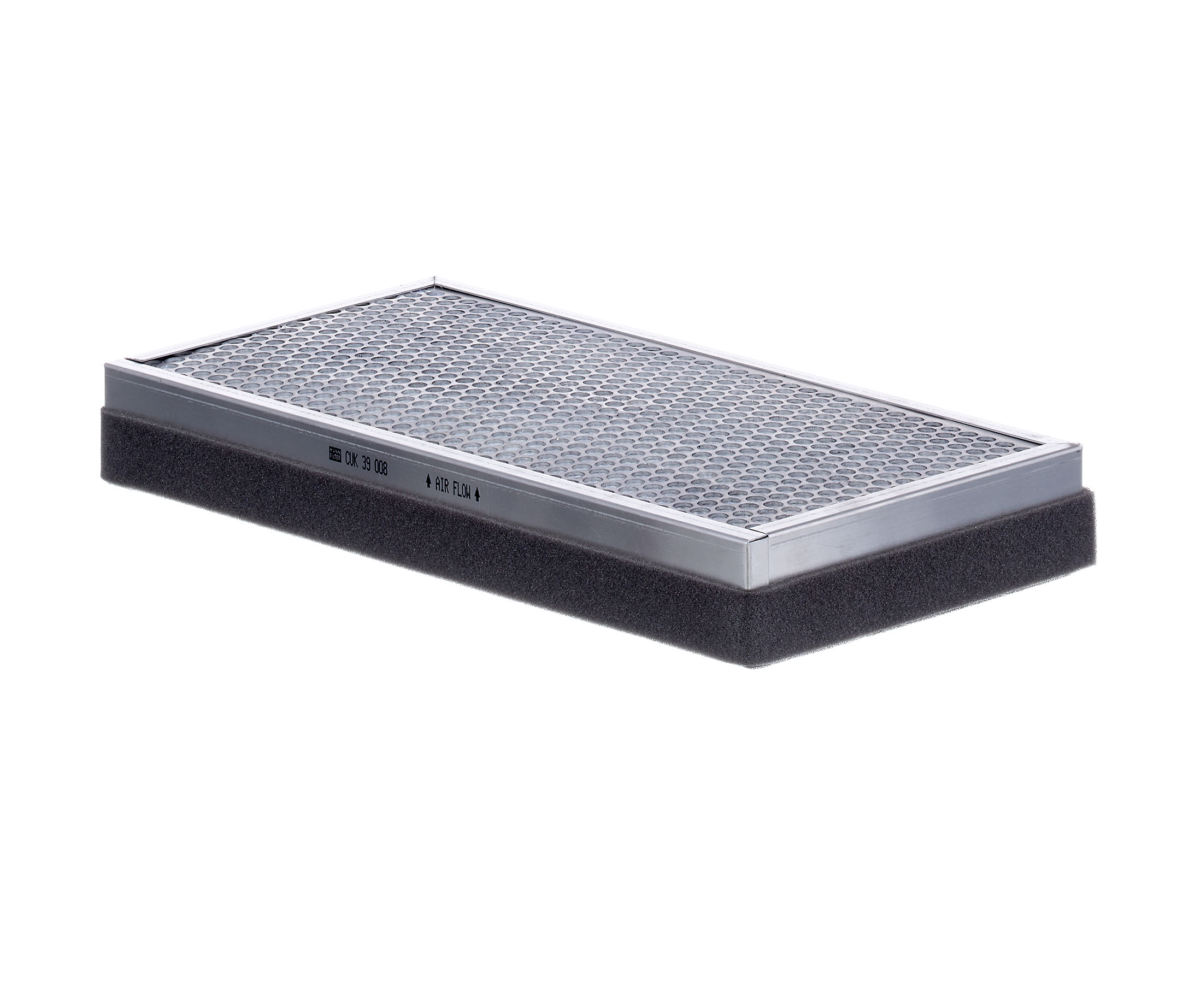MANN-FILTER CUK 39 008 Szűrő, utastér levegő Hossz: 385mm, Szélesség: 203mm, Magasság: 53mm