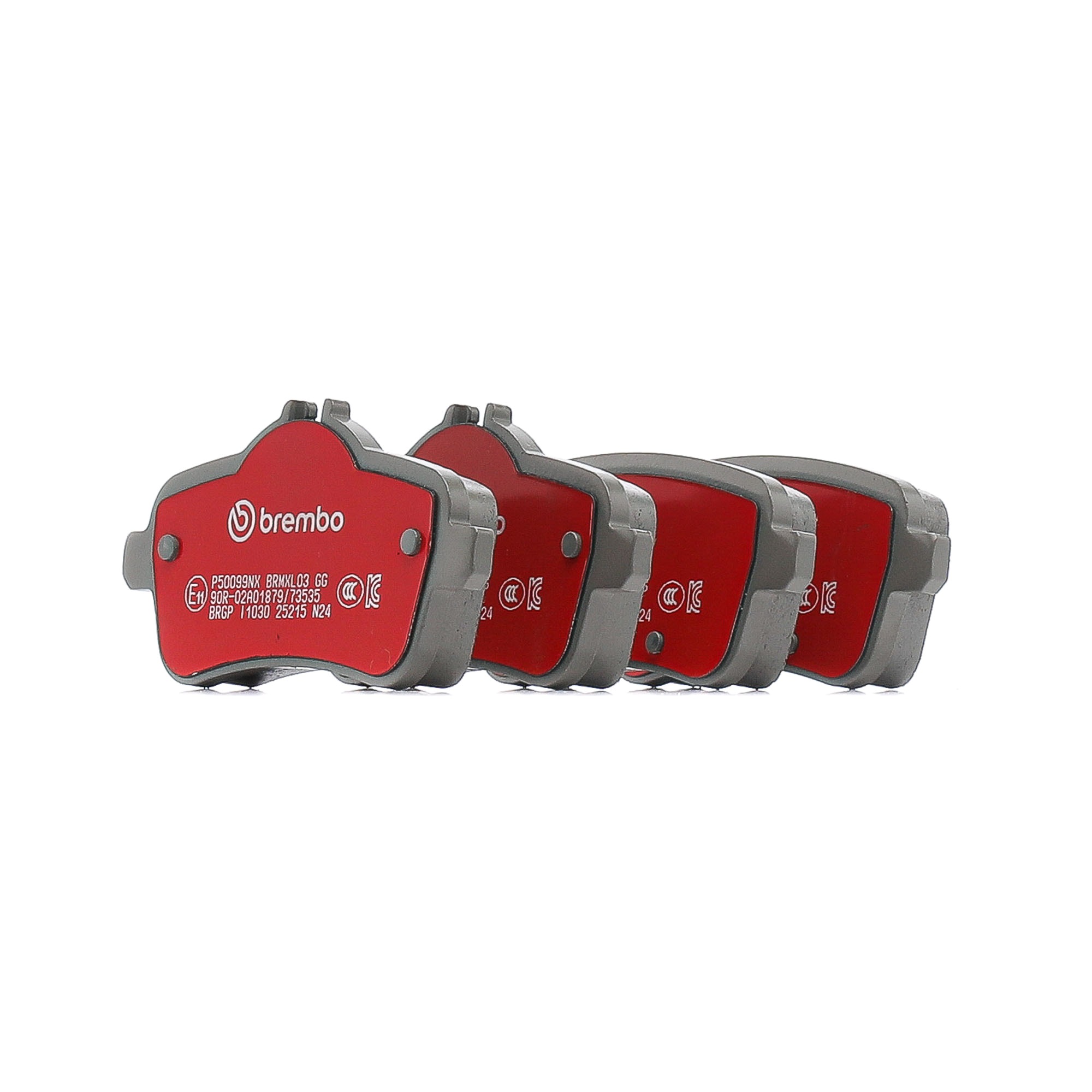 Remblokken A000 420 67 04 BREMBO P50099NX MERCEDES-BENZ