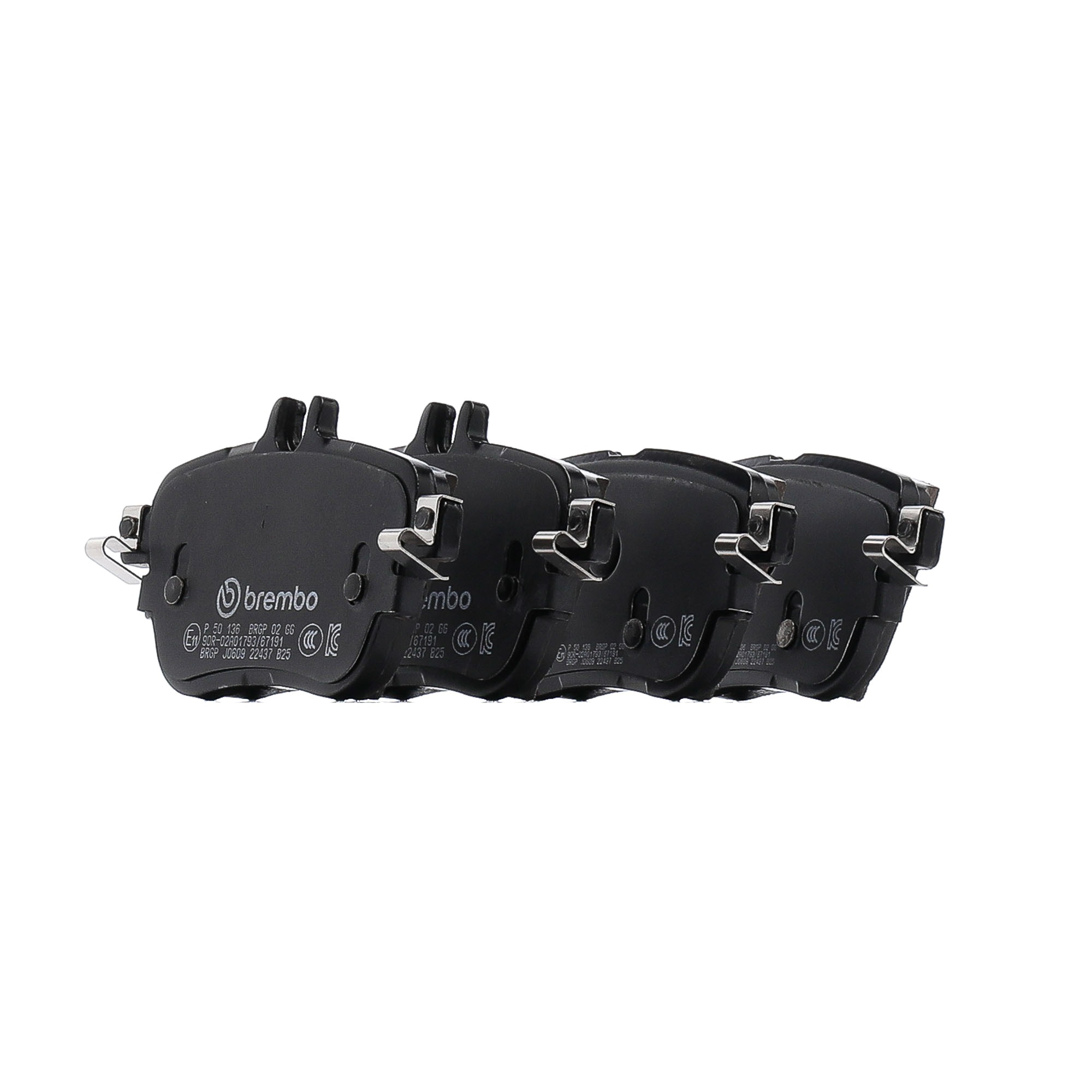 P50136NX BREMBO 0004206100 Plaquettes de frein