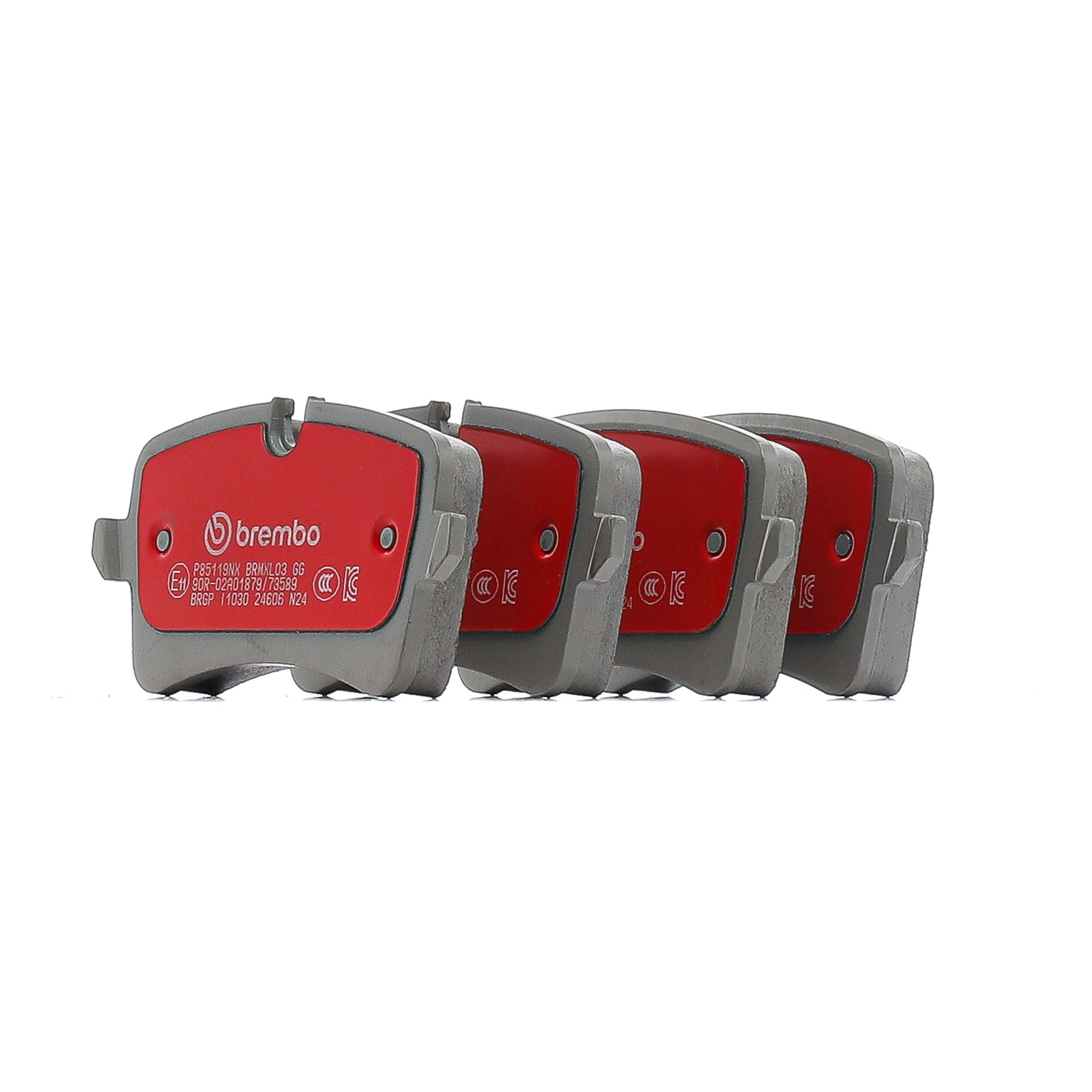 Комплект спирачно феродо, дискови спирачки 95B 698 451E BREMBO P85119NX VW, AUDI, PORSCHE