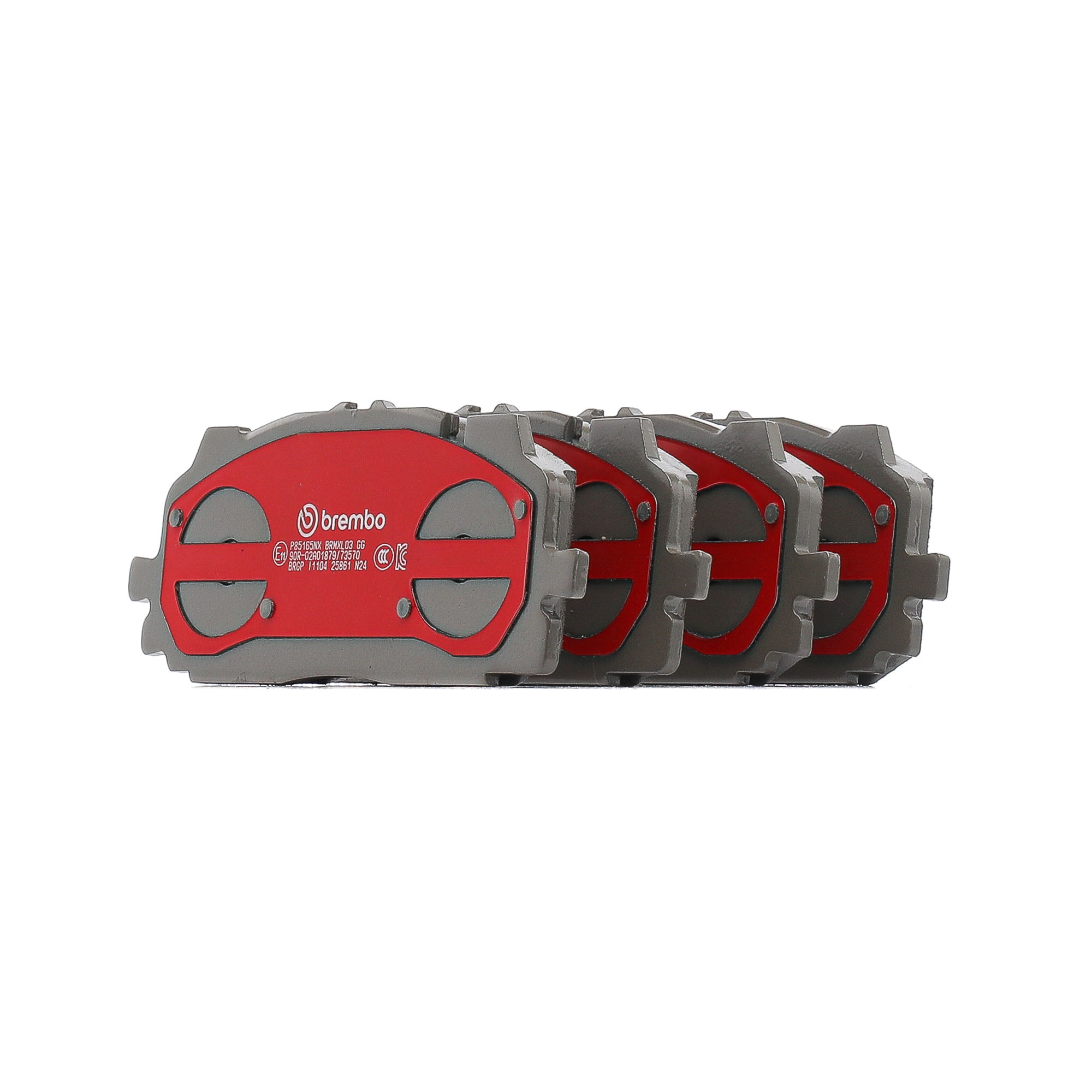 Fékbetét készlet, tárcsafék 83A 698 151B BREMBO P85165NX VOLKSWAGEN, AUDI, SKODA, SEAT, CUPRA