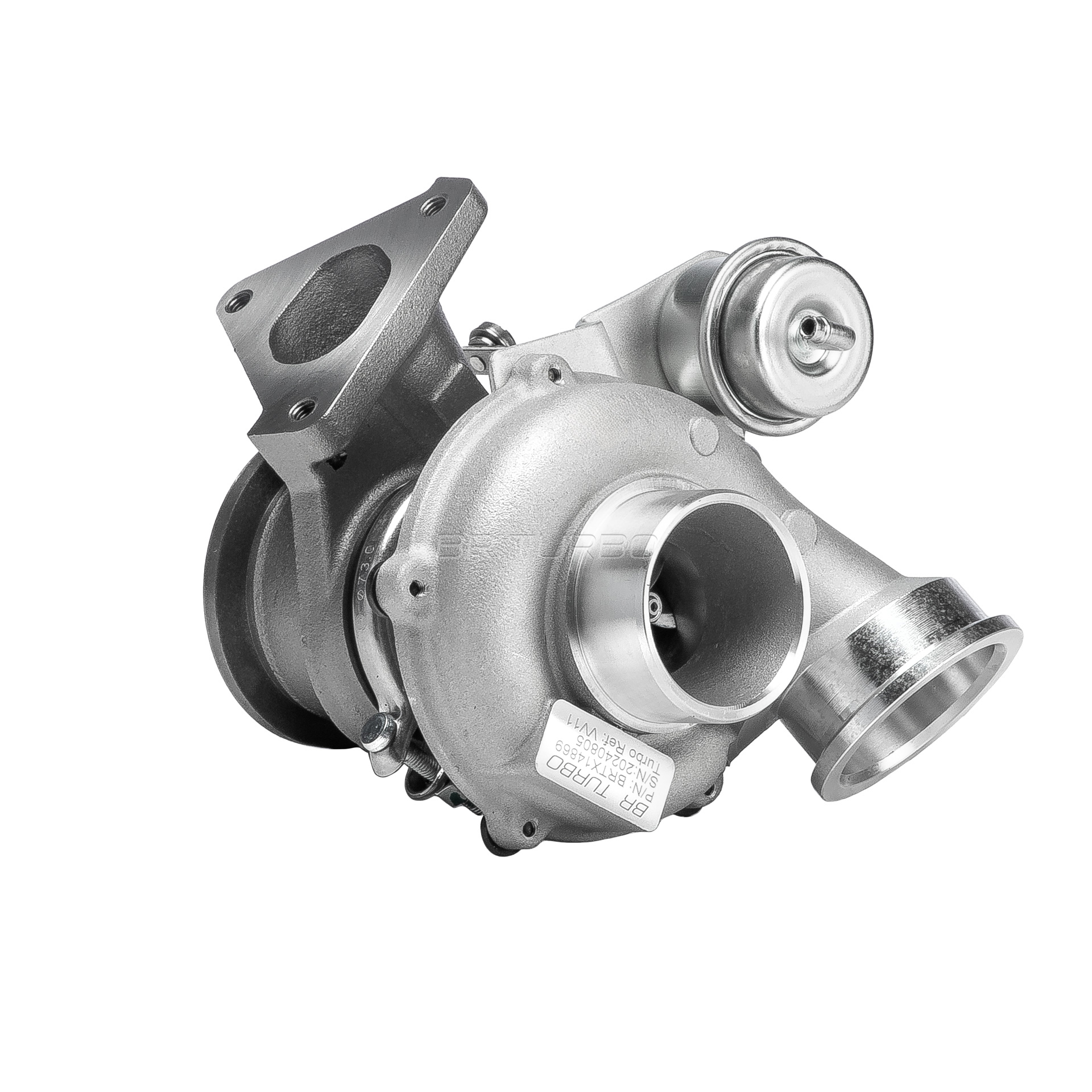 BR Turbo BRTX14869 Turbolader MERCEDES-BENZ Sprinter 2-T Flatbed Vrachtwagen/Chassis (W901, W902) 208 CDI (901.611, 901.612, 901.621, 902.611, 902.612,... 82 Pk Diesel 2001