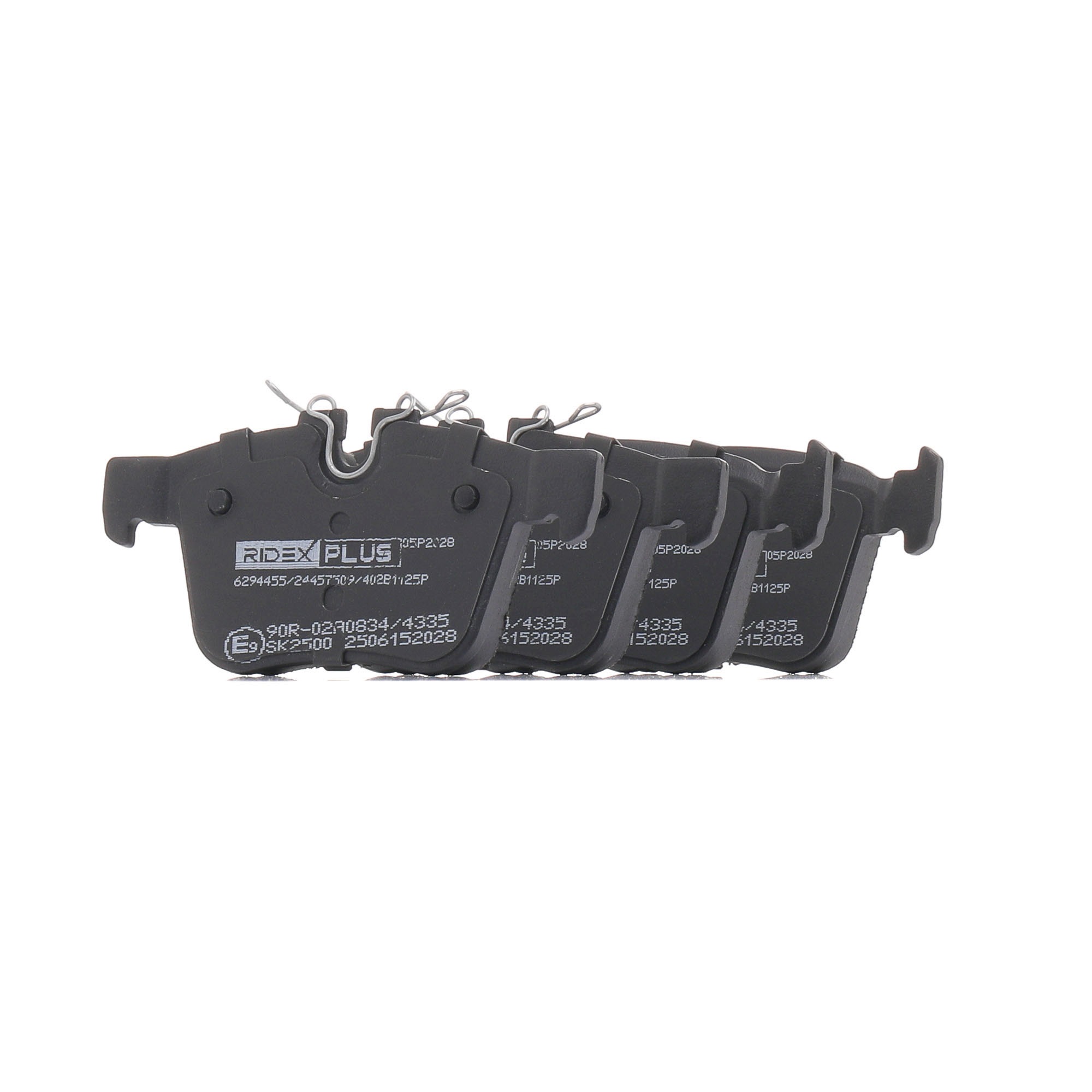 Комплект спирачно феродо, дискови спирачки LR-160436 RIDEX PLUS 402B1125P FORD, VOLVO, LAND ROVER, JAGUAR