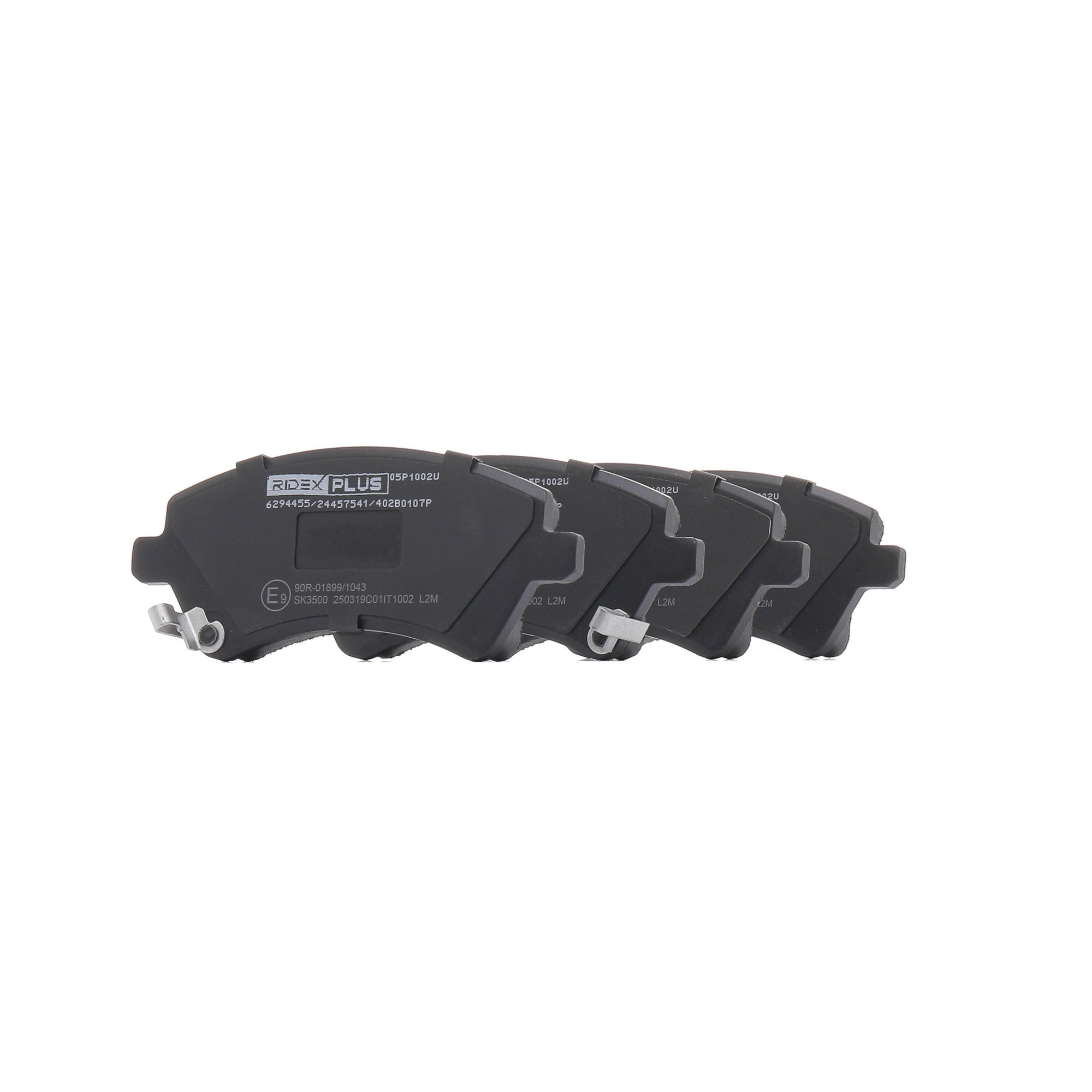 Bremsbeläge 402B0107P RIDEX PLUS 446502130 TOYOTA