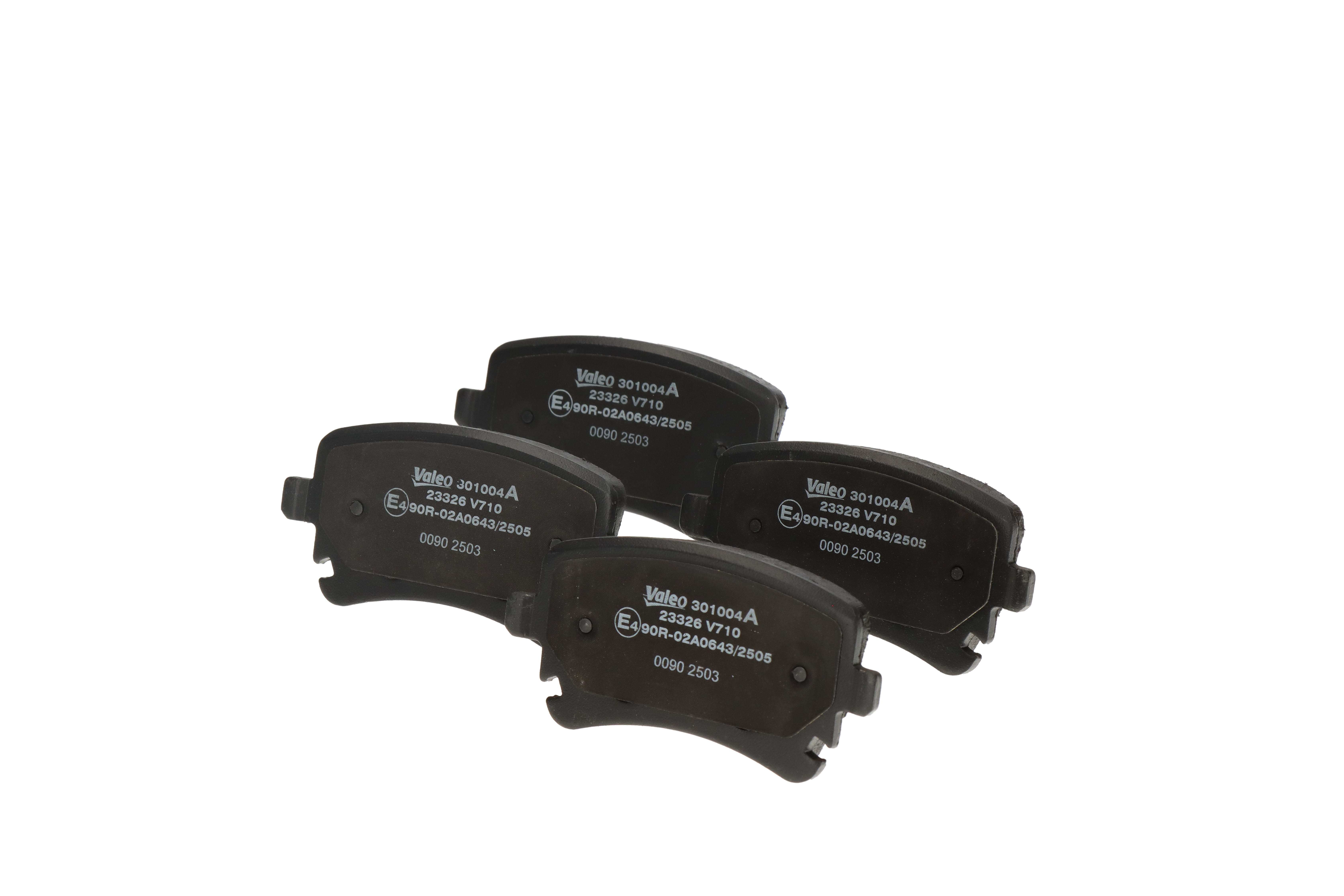 VALEO 301004A Plaquettes de frein VW California T5 Minibus (7EC, 7EF, 7EG, 7HF) 1.9 TDI 84 CV Diesel 2008