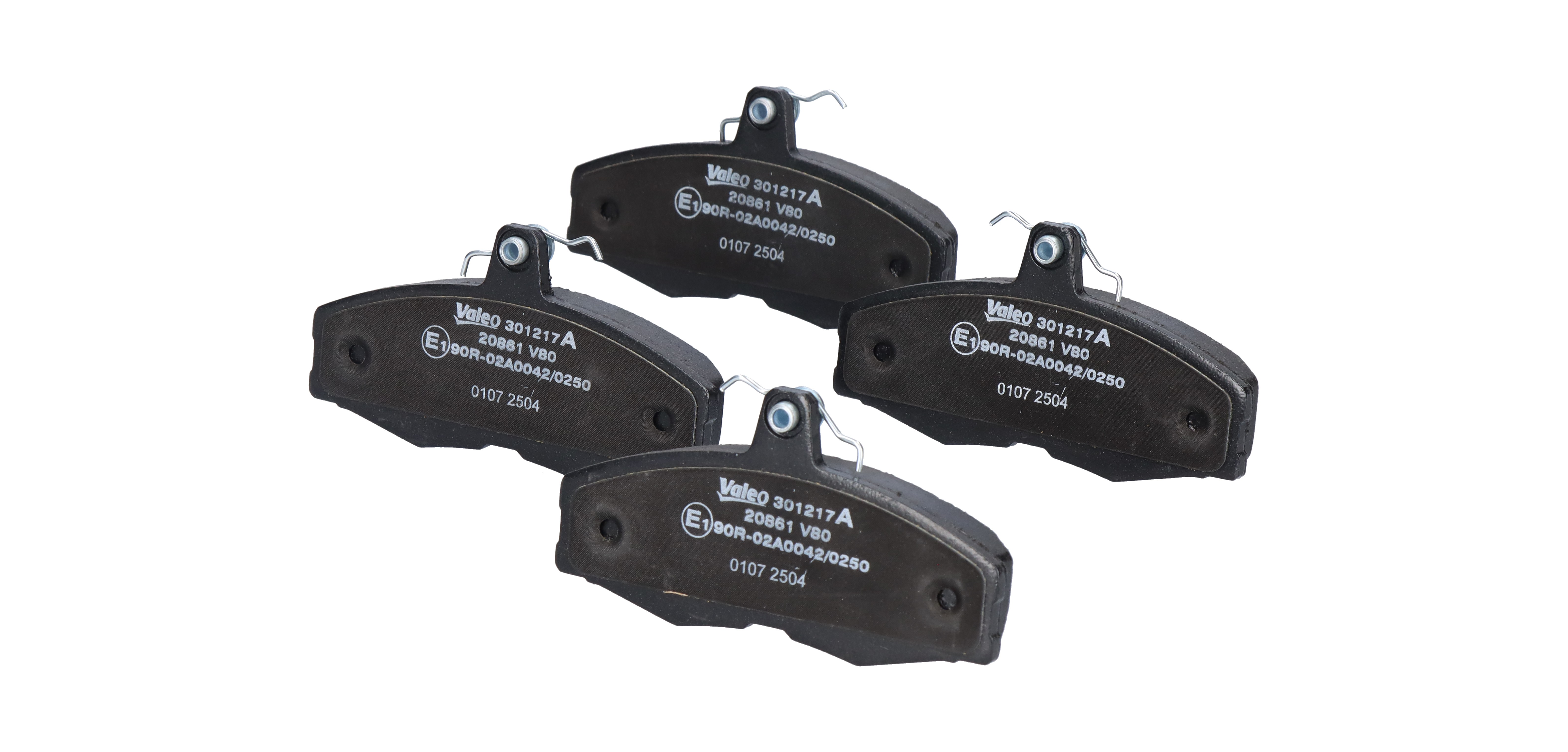 Комплект спирачно феродо, дискови спирачки 5 018 981 VALEO 301217A FORD, SKODA