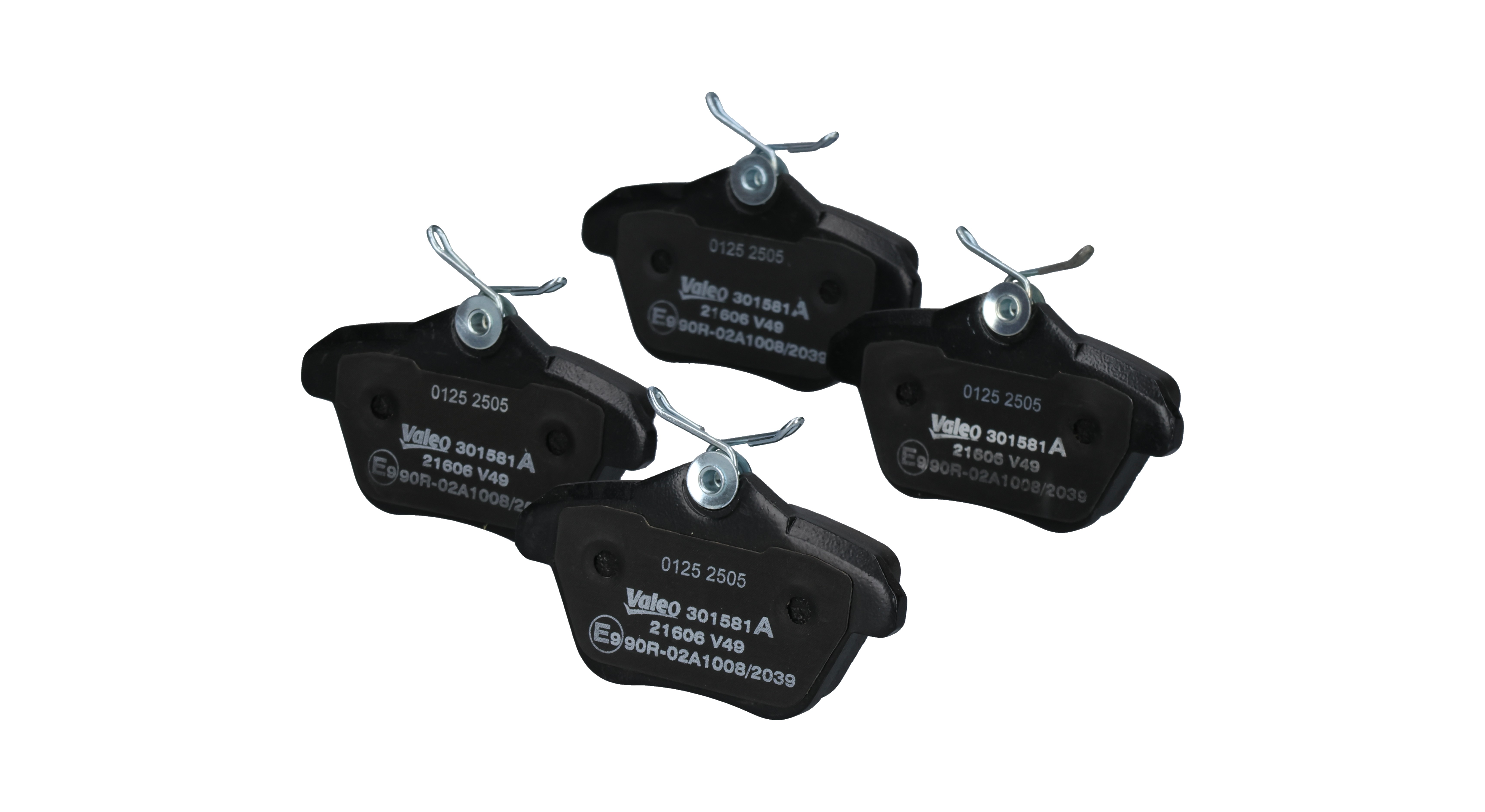 Bremsbeläge 301581A VALEO 99465680 FIAT, ALFA ROMEO, CHRYSLER, LANCIA