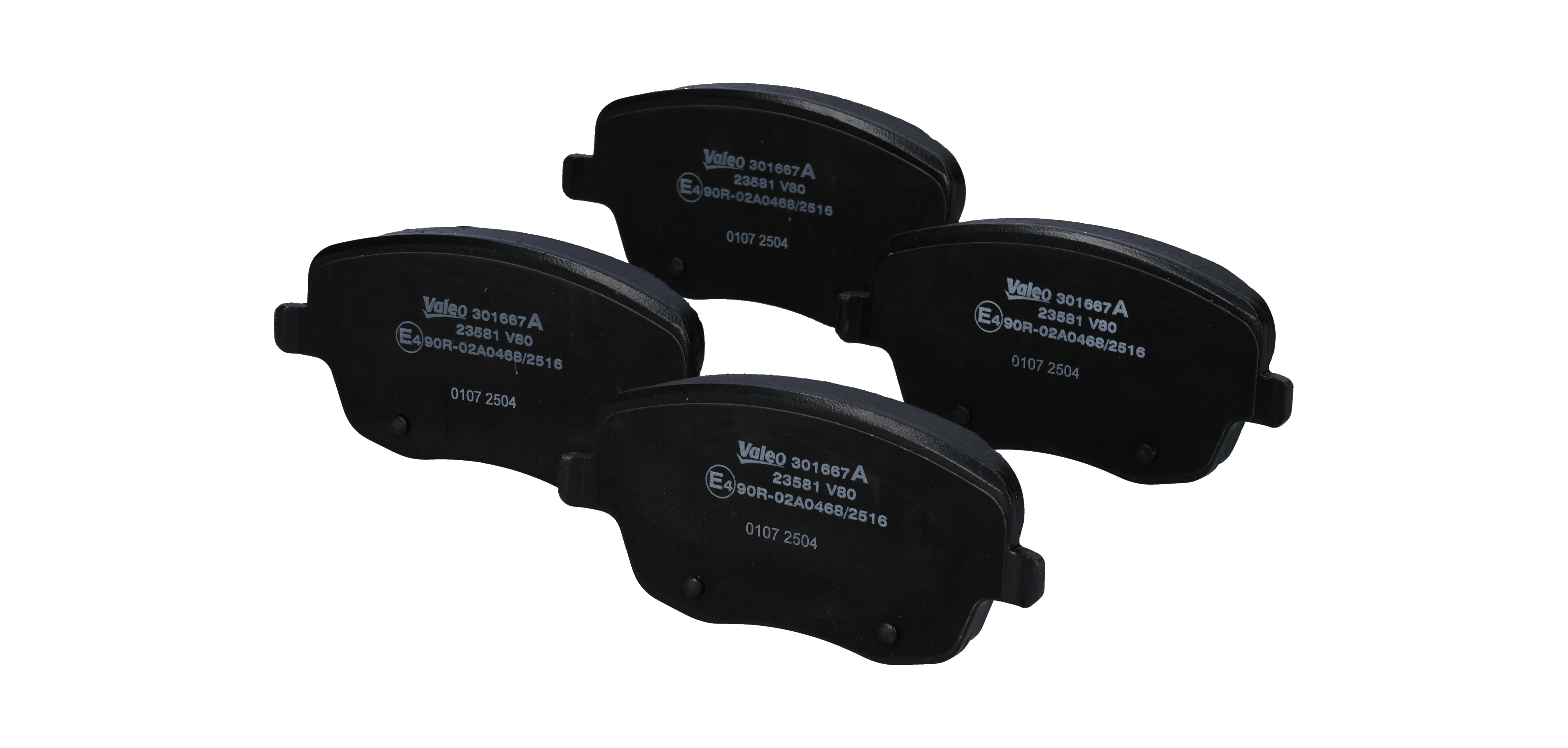 Plaquettes de frein VALEO 301667A