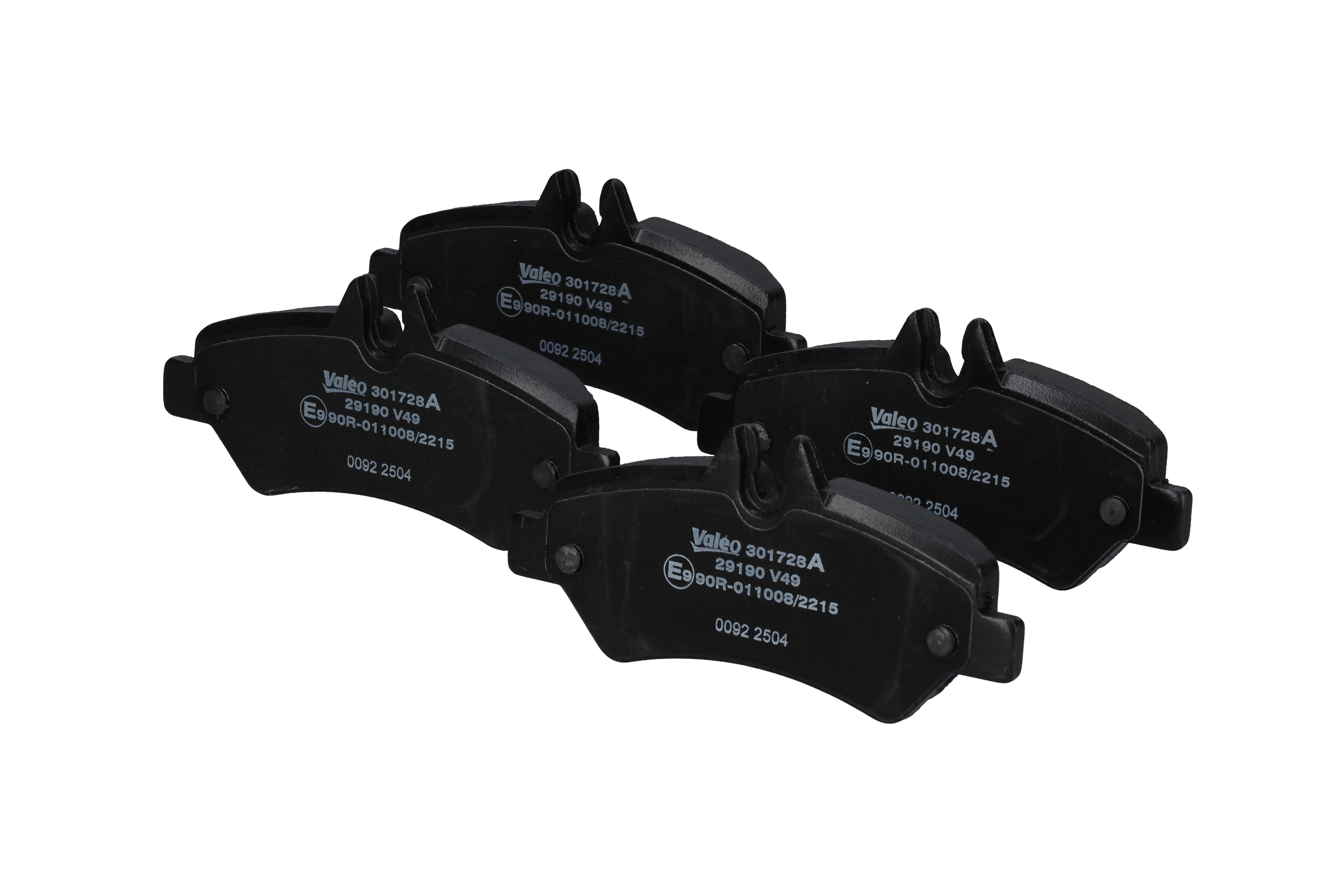 Bremsbeläge 301728A VALEO 84205120 MERCEDES-BENZ, DODGE