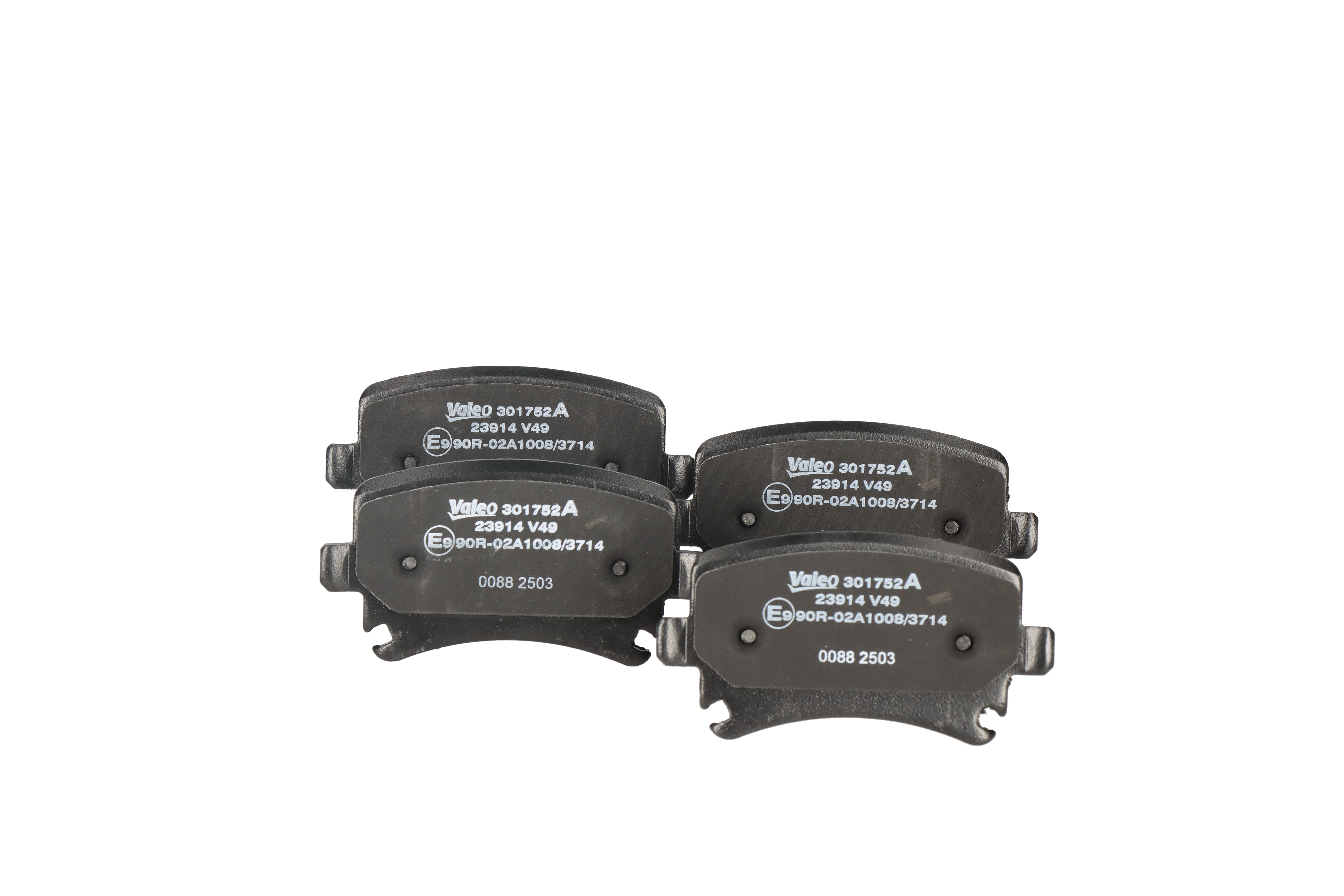 Комплект спирачно феродо, дискови спирачки 1K0 698 451P VALEO 301752A MERCEDES-BENZ, VW, AUDI, SKODA, SEAT