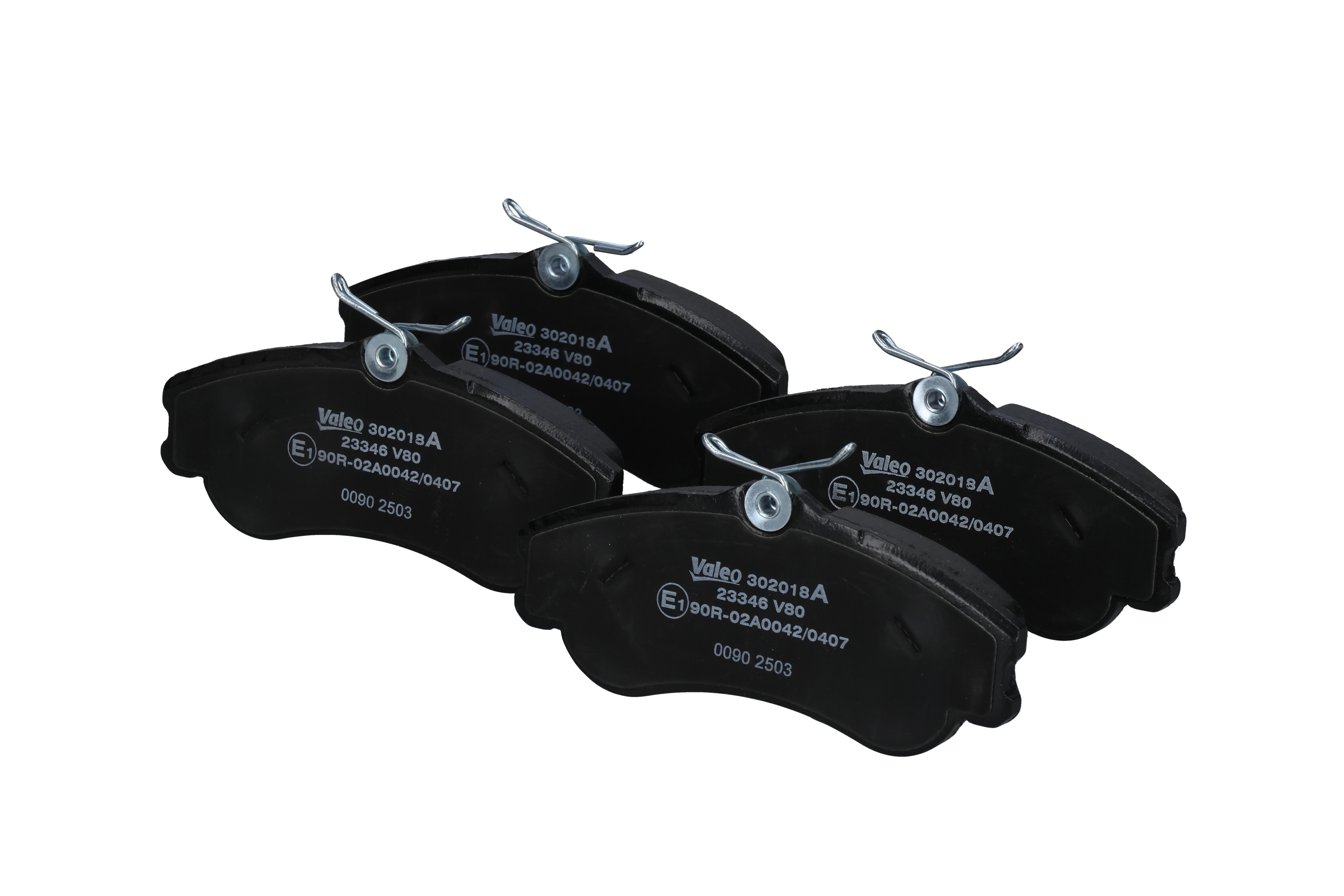 Plaquettes de frein E172536 VALEO 302018A VOLKSWAGEN, PEUGEOT, CITROЁN