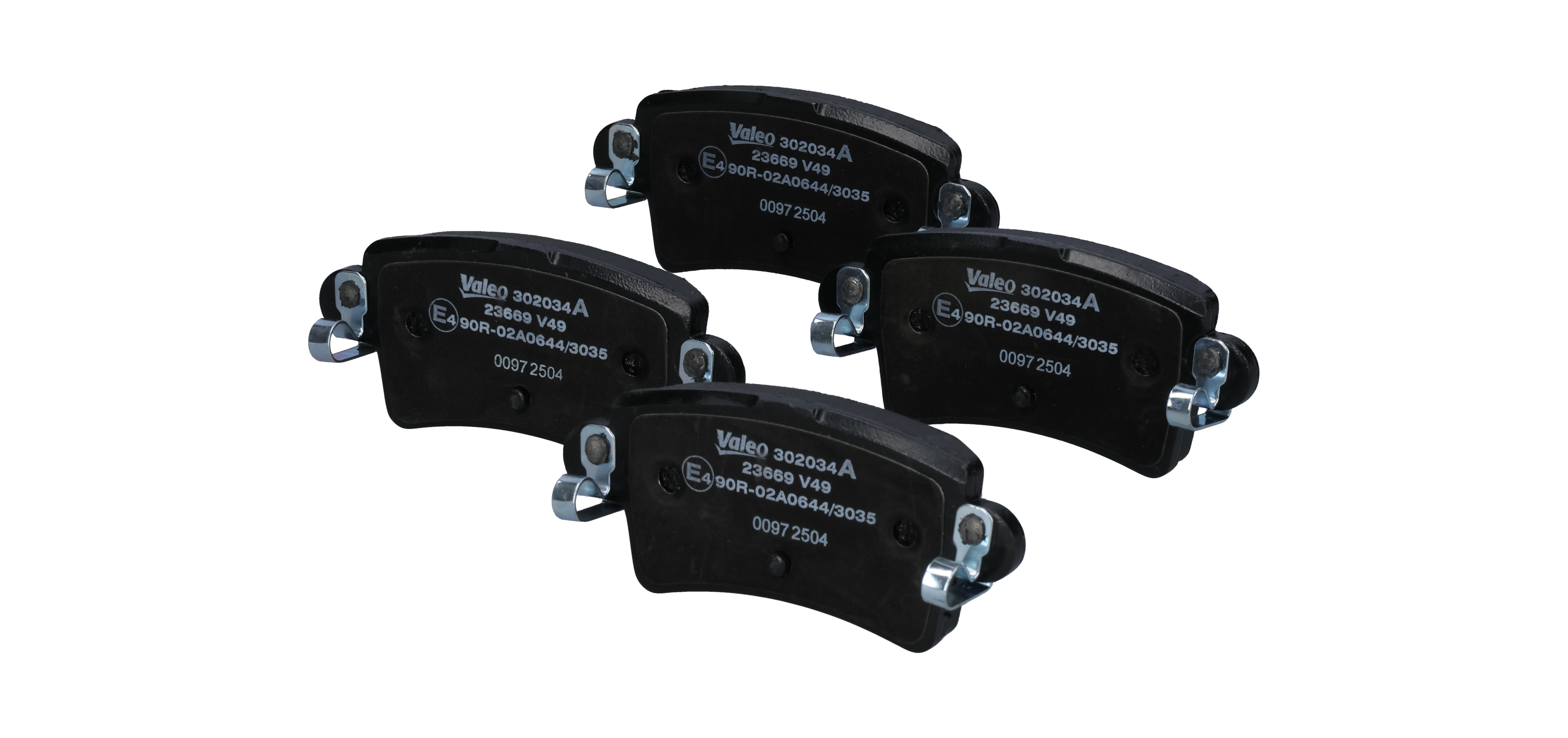 Plaquettes de frein 1 605 982 VALEO 302034A OPEL, FORD, RENAULT, NISSAN, CHEVROLET