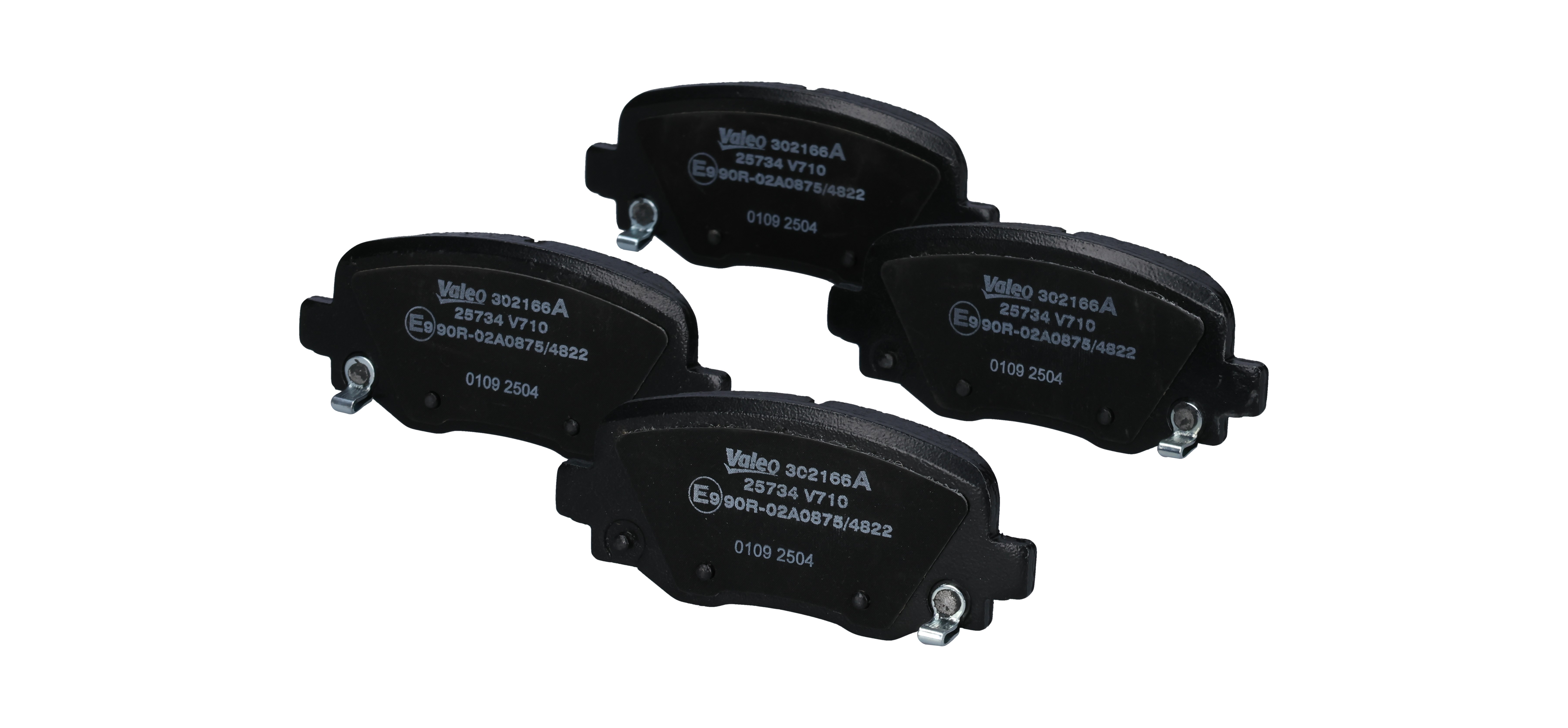 Комплект спирачно феродо, дискови спирачки 6827 3101 AB VALEO 302166A JEEP, CHRYSLER