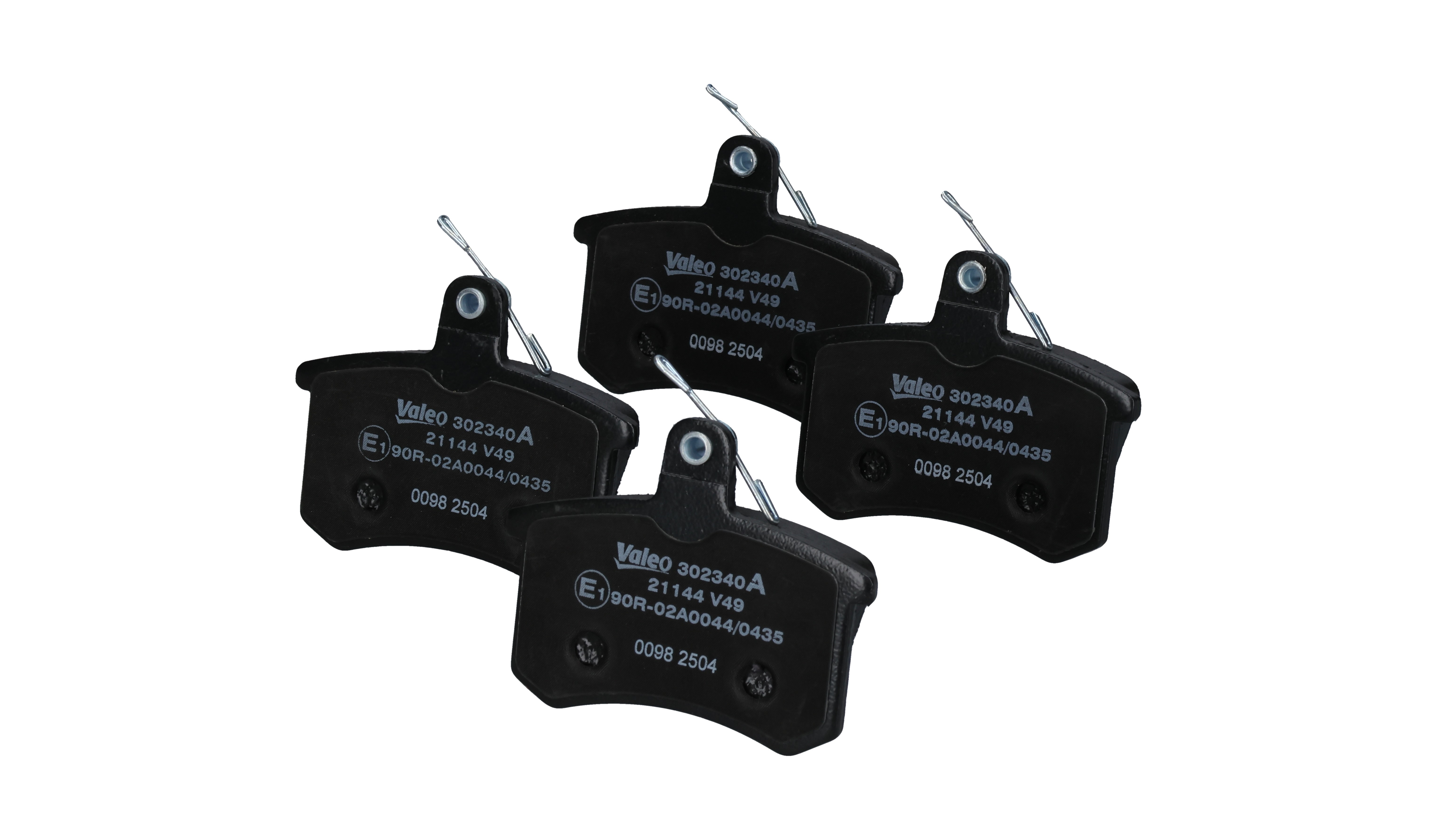 Комплект спирачно феродо, дискови спирачки 4D0 698 451. VALEO 302340A VW, AUDI, FORD, RENAULT, FIAT