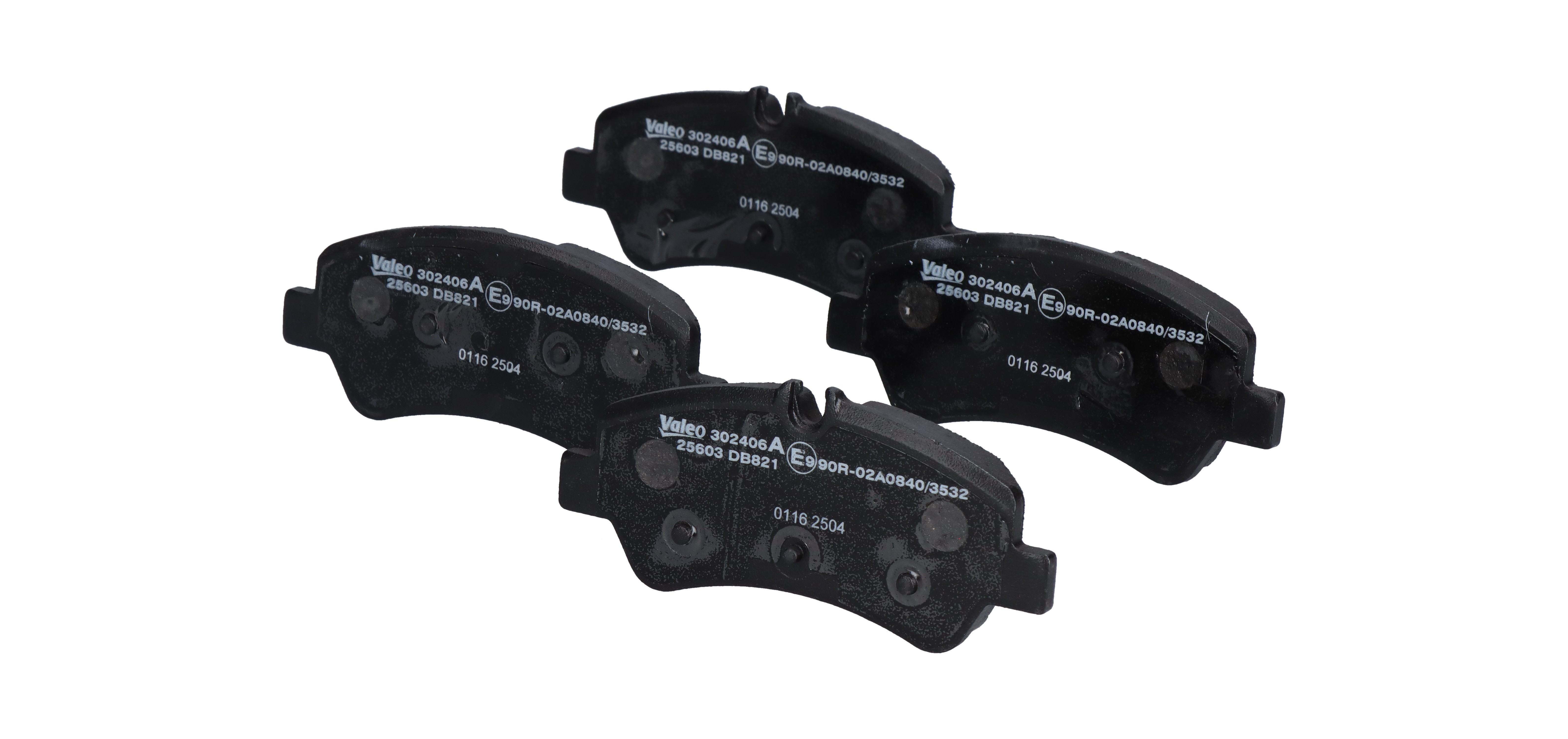Remblokken 1840037 VALEO 302406A VOLKSWAGEN, FORD, FORD USA