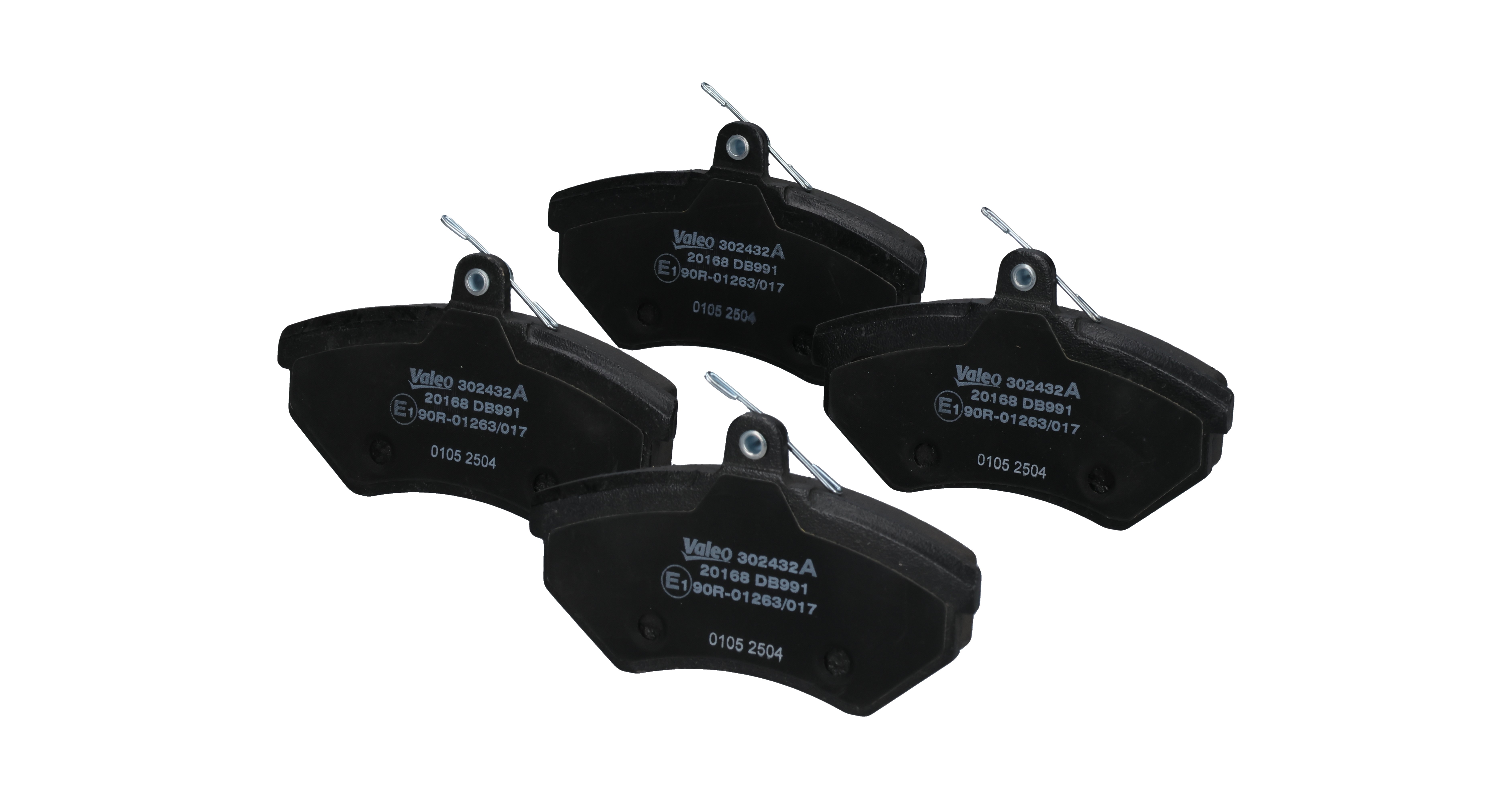 Bremseklodser 533 698 151 VALEO 302432A VW, AUDI, SKODA, SEAT, PORSCHE