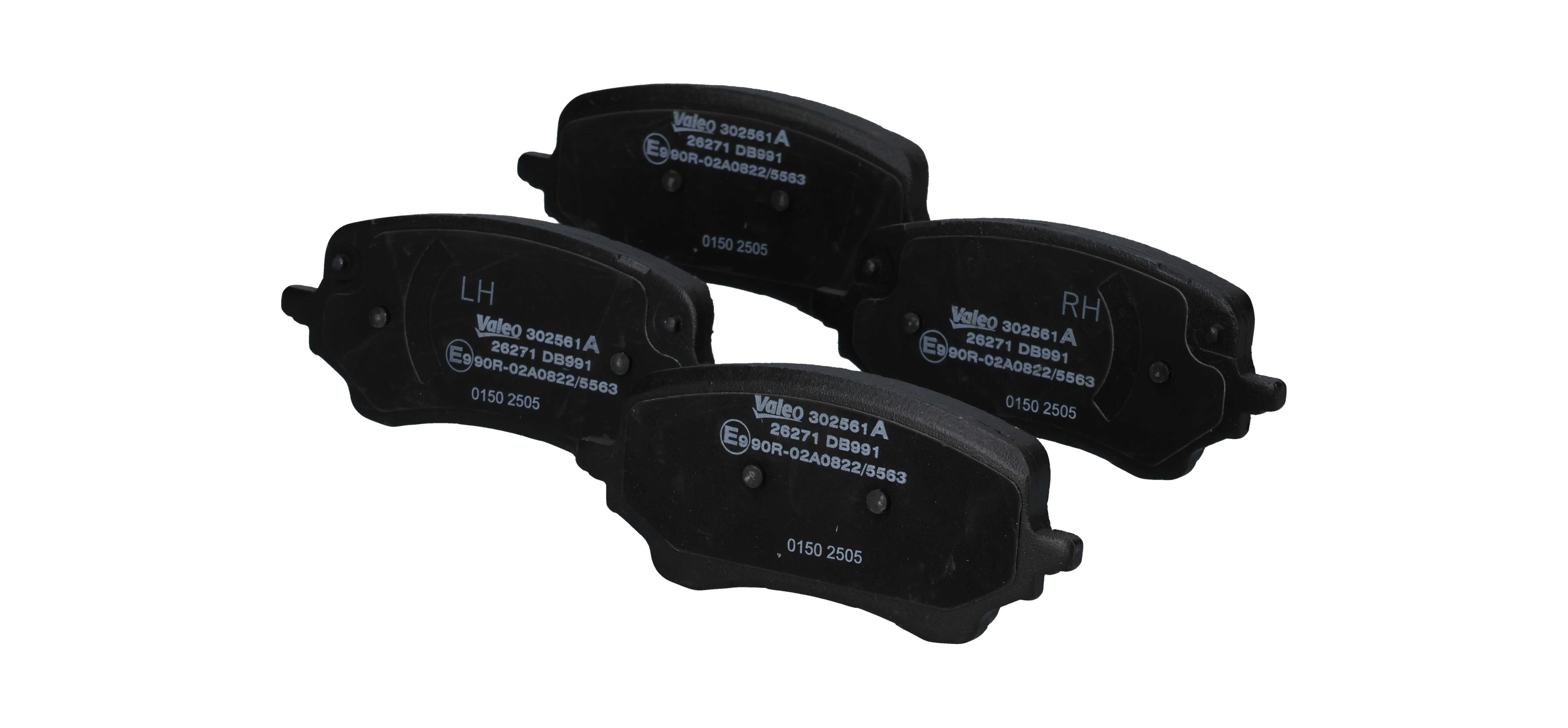 Bremsbeläge 302561A VALEO 2425653 FORD