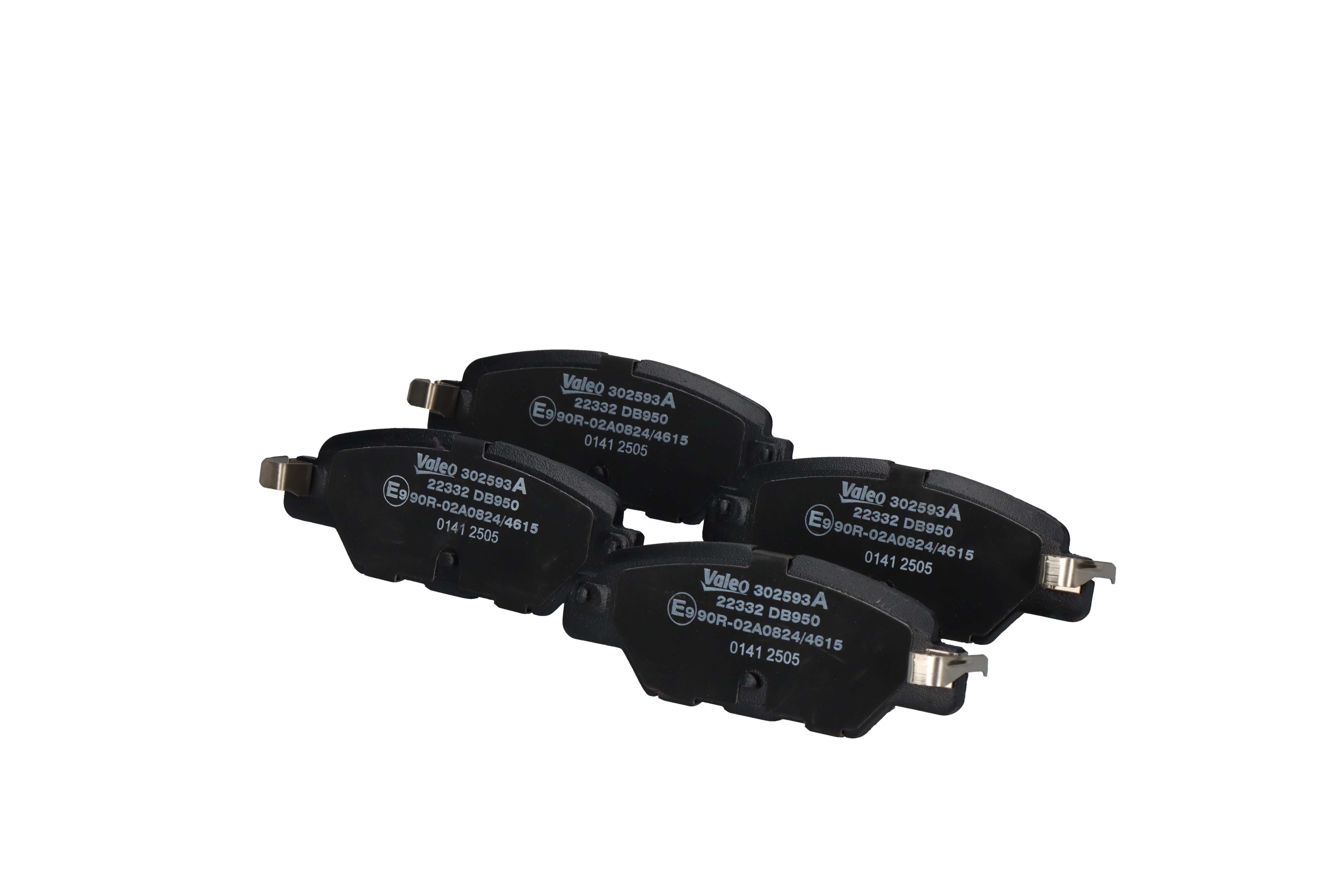 VALEO 302593A Remblokken Breedte 2 [mm]: 112,2mm, Hoogte: 42,4mm, Dikte: 15,1mm
