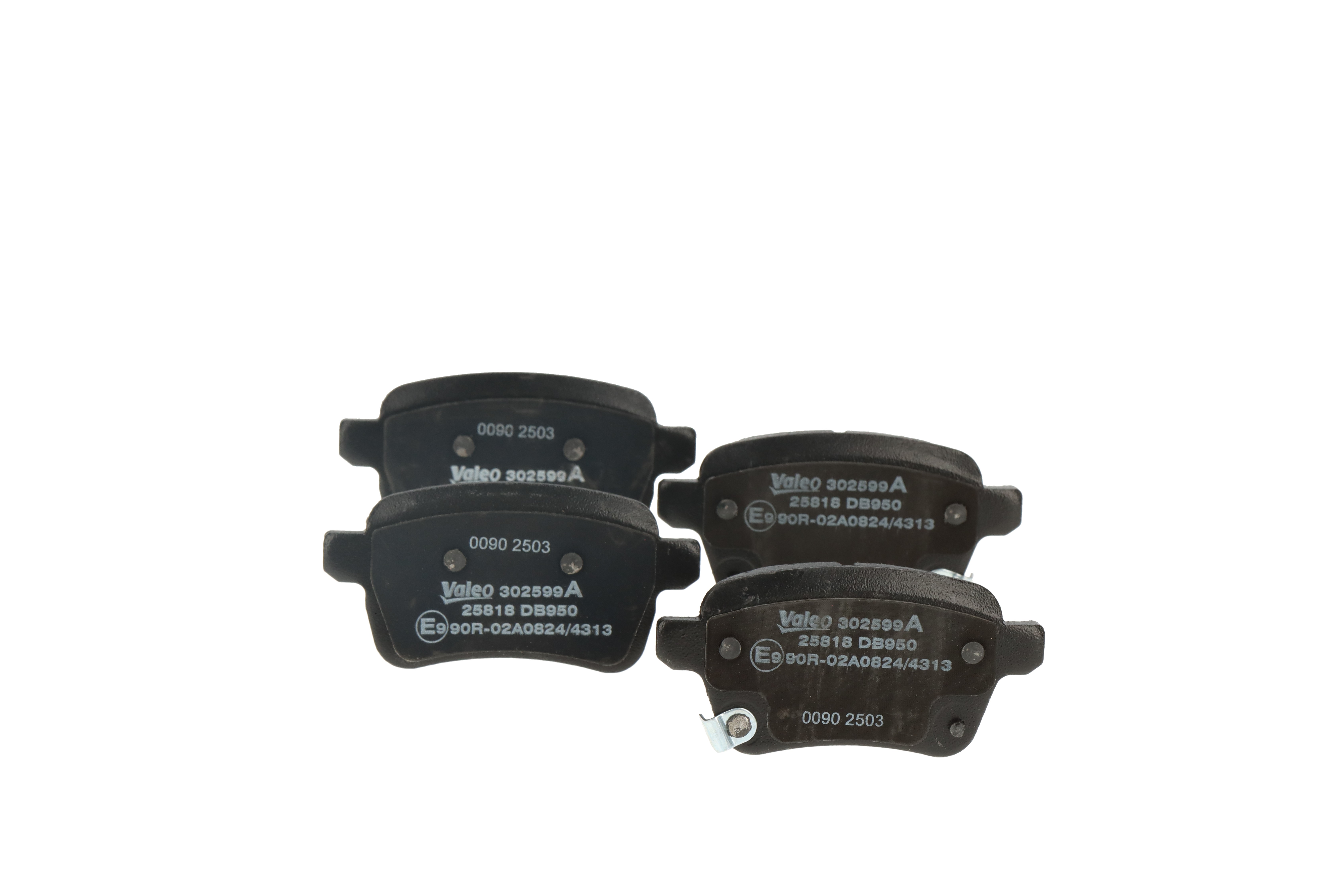 Комплект спирачно феродо, дискови спирачки 95 524 971 VALEO 302599A OPEL, FIAT, VAUXHALL