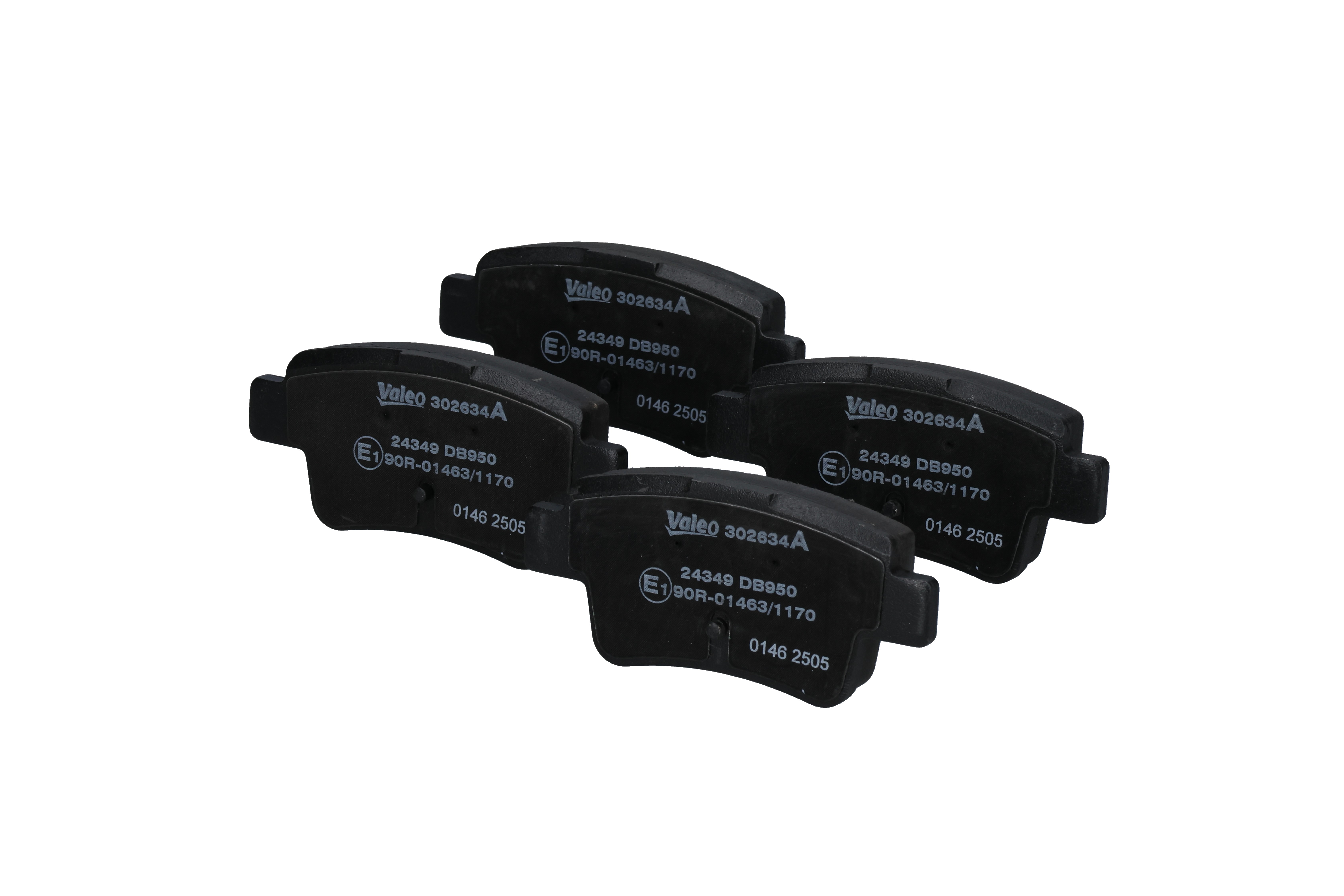 Plaquettes de frein 93 189 823 VALEO 302634A OPEL, PEUGEOT, CITROЁN, FIAT, CHEVROLET