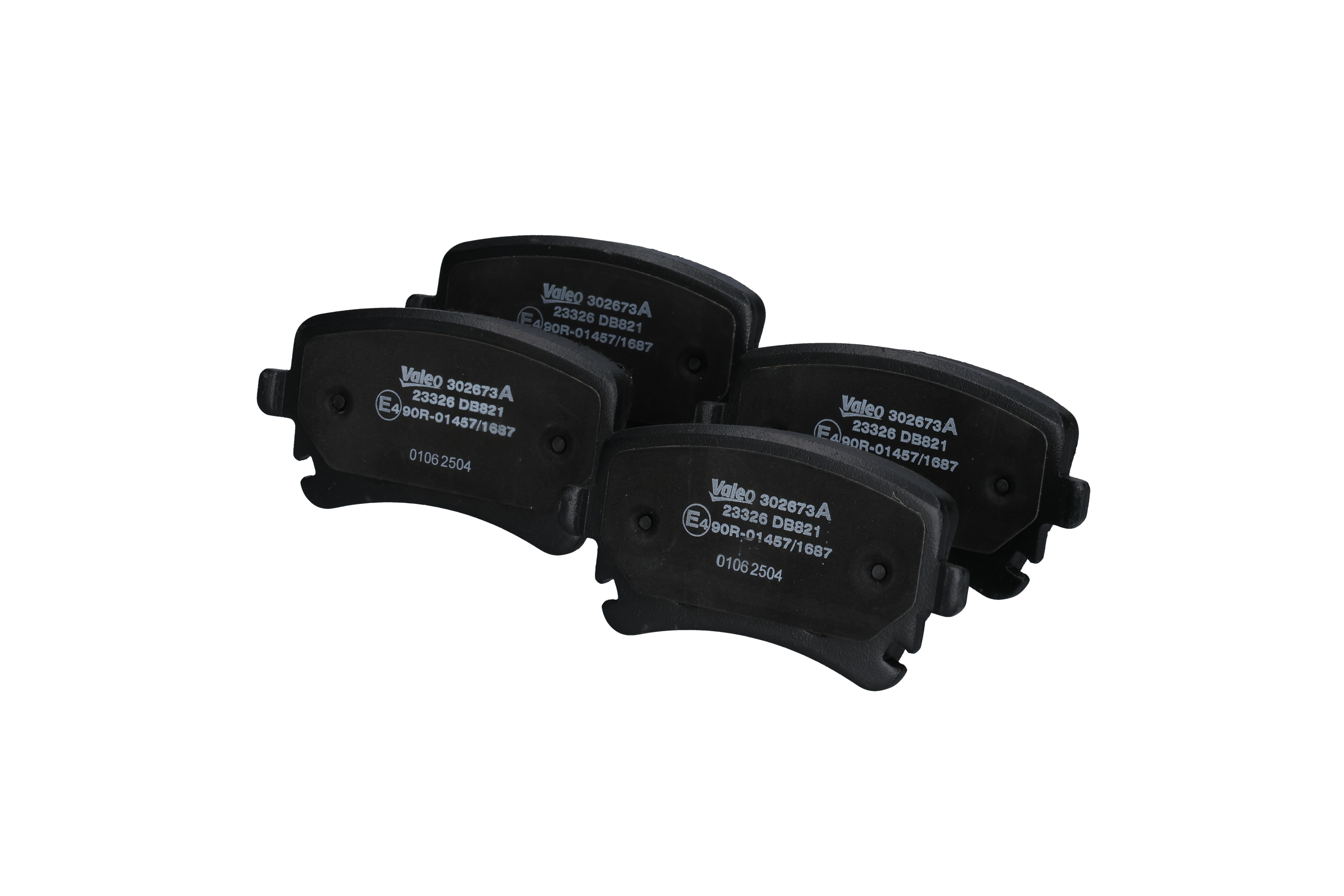 Remblokken 7E0698451D VALEO 302673A VOLKSWAGEN, AUDI, SKODA, SEAT