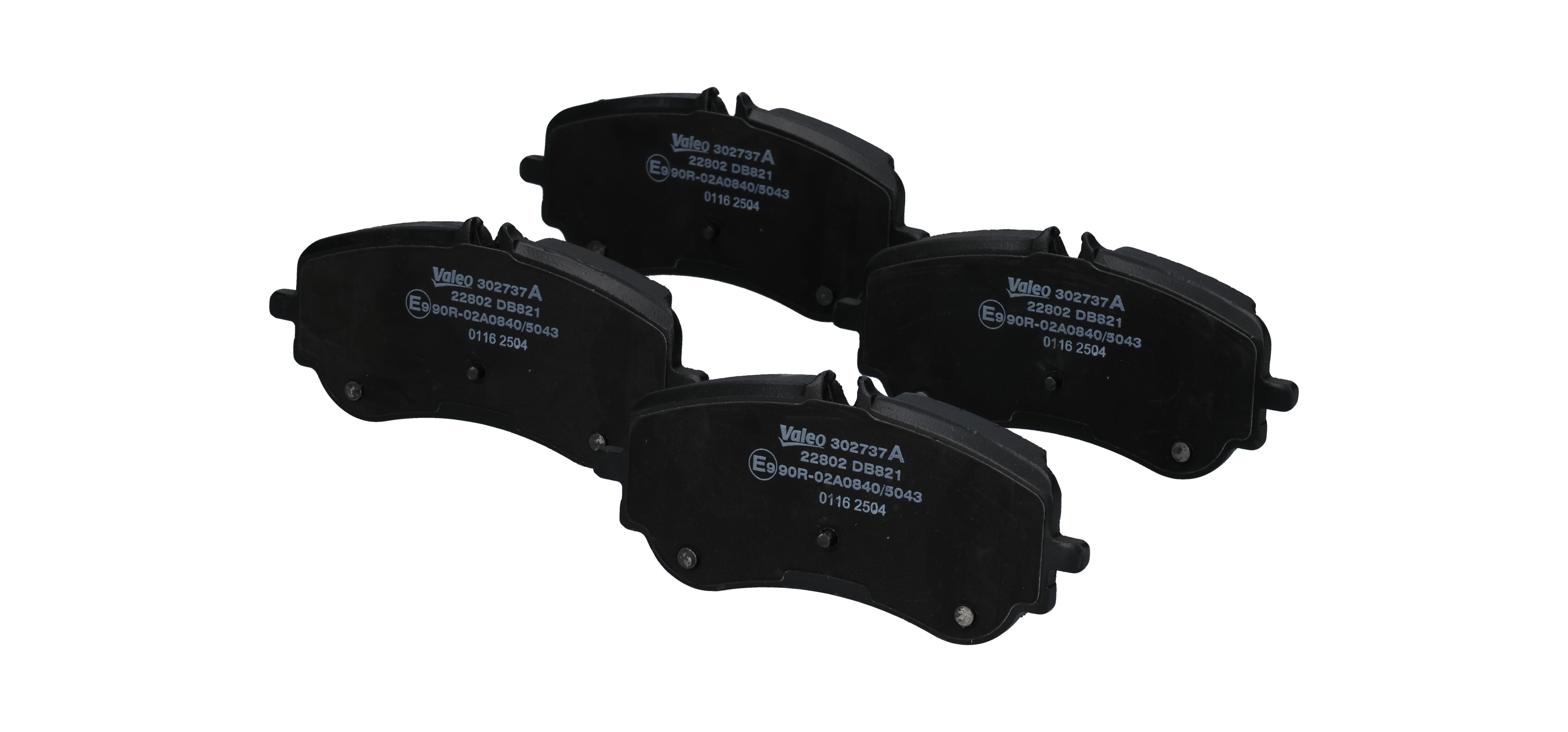 Plaquettes de frein 2N0 698 451 VALEO 302737A VOLKSWAGEN, AUDI, SKODA, SEAT, PORSCHE