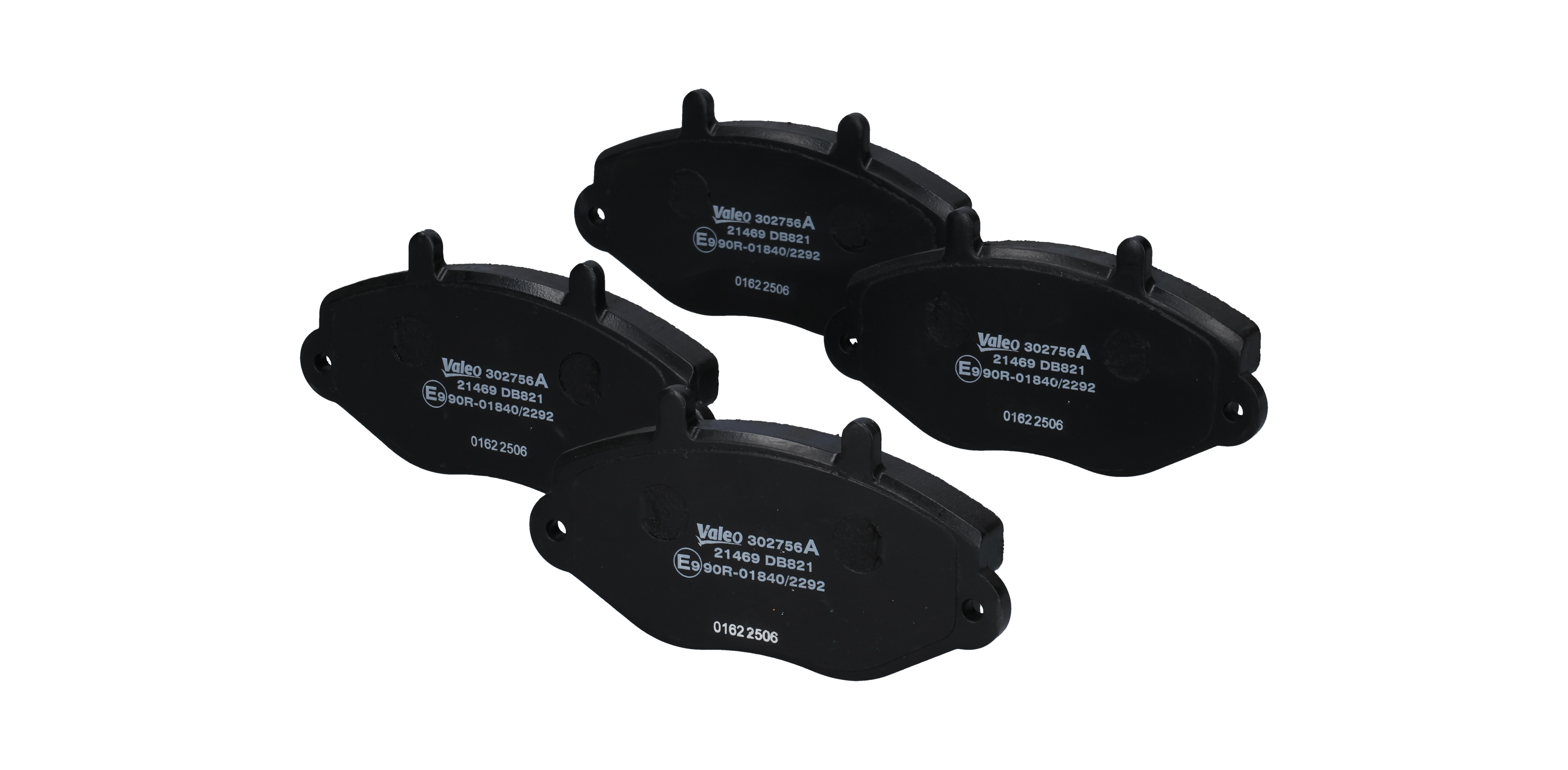 Plaquettes de frein 93VX2K021BB VALEO 302756A FORD