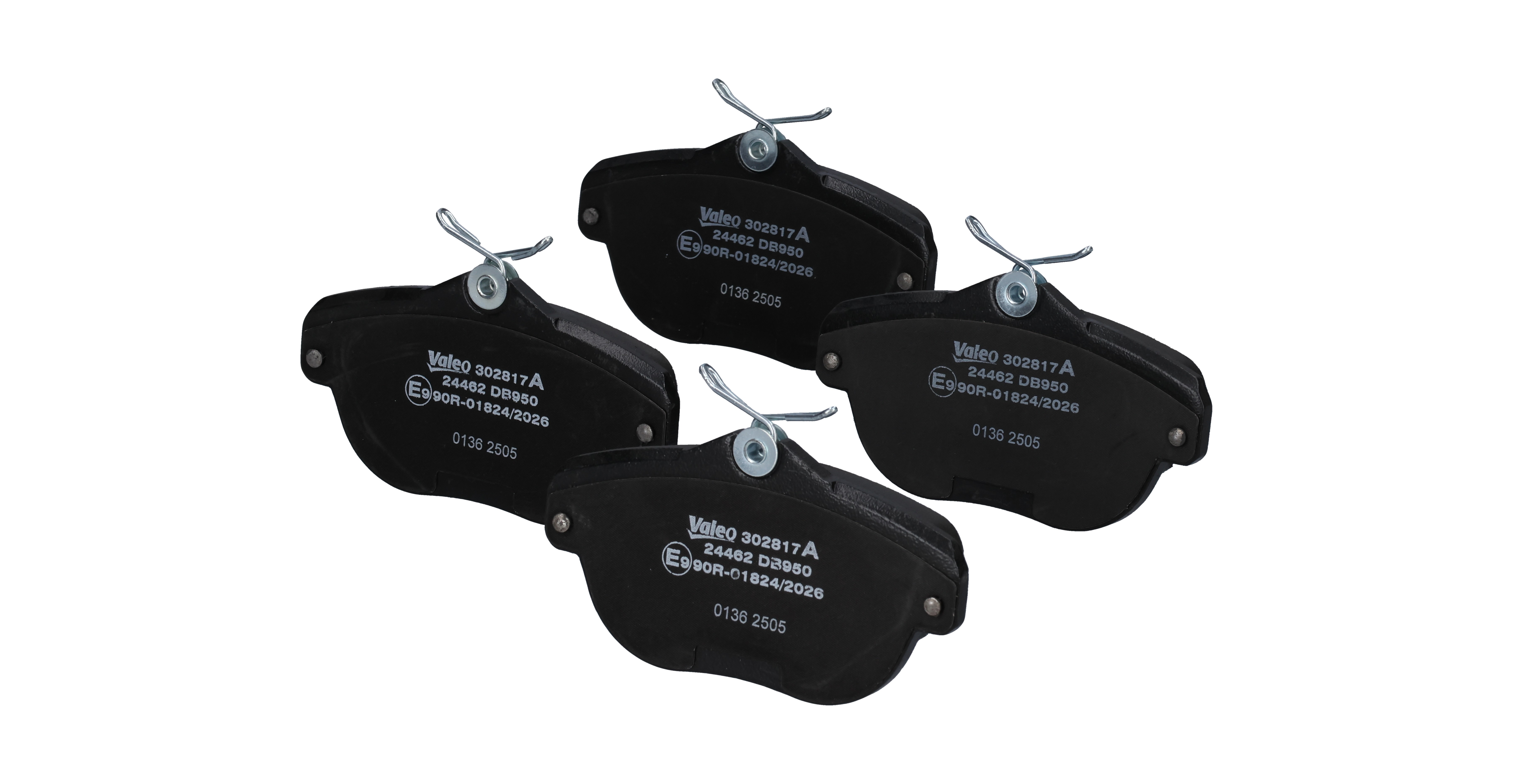 Bremsbeläge 302817A VALEO 425329 PEUGEOT, CITROЁN, DS