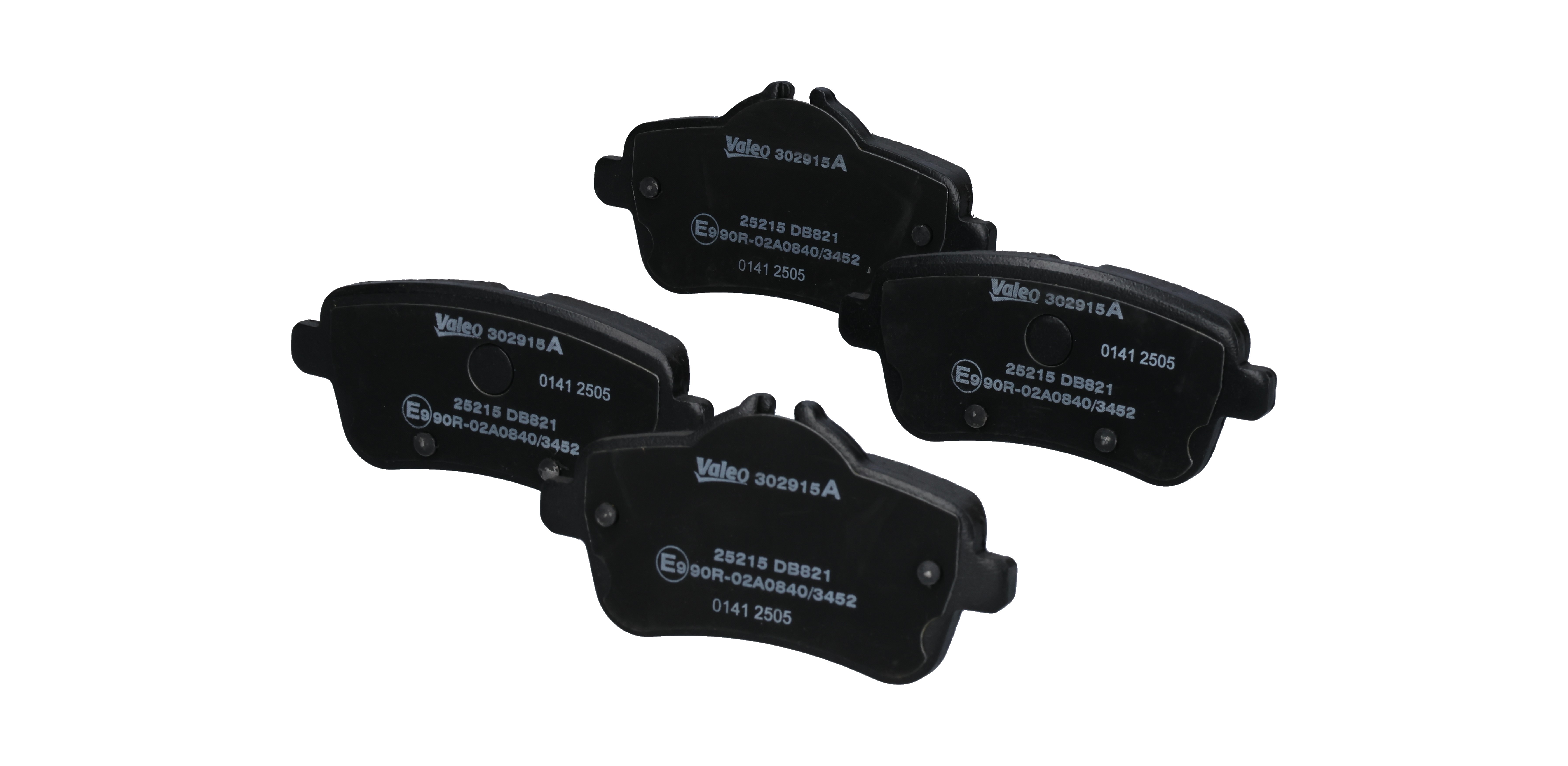 Комплект спирачно феродо, дискови спирачки 64206320 VALEO 302915A MERCEDES-BENZ