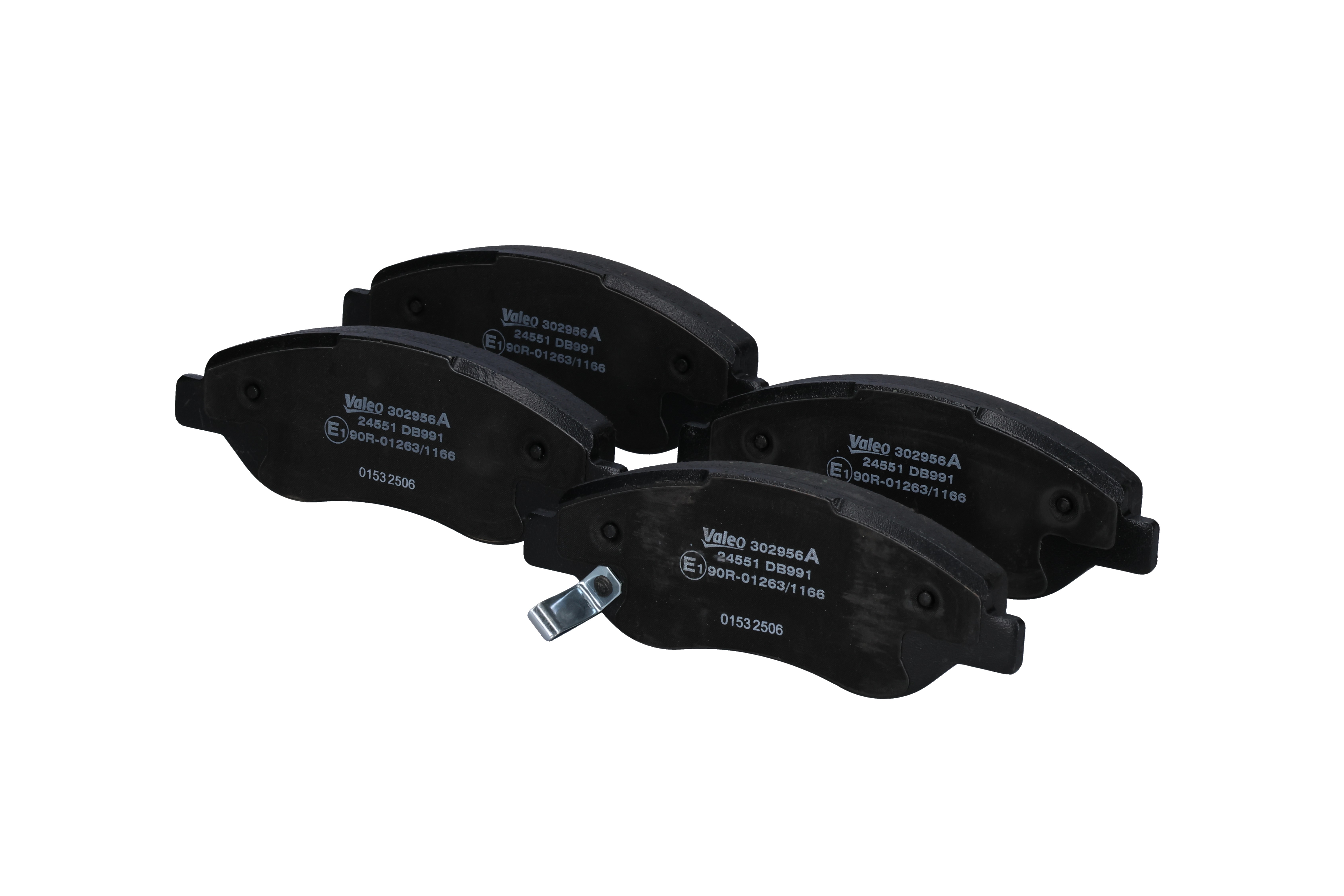 Bremsbeläge 302956A VALEO 1605124 VW, MERCEDES-BENZ, BMW, AUDI, OPEL