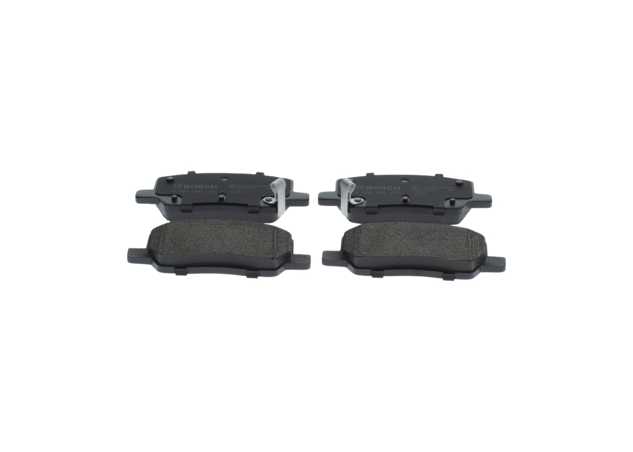 Комплект спирачно феродо, дискови спирачки 109741600C BOSCH 0986460197 TESLA