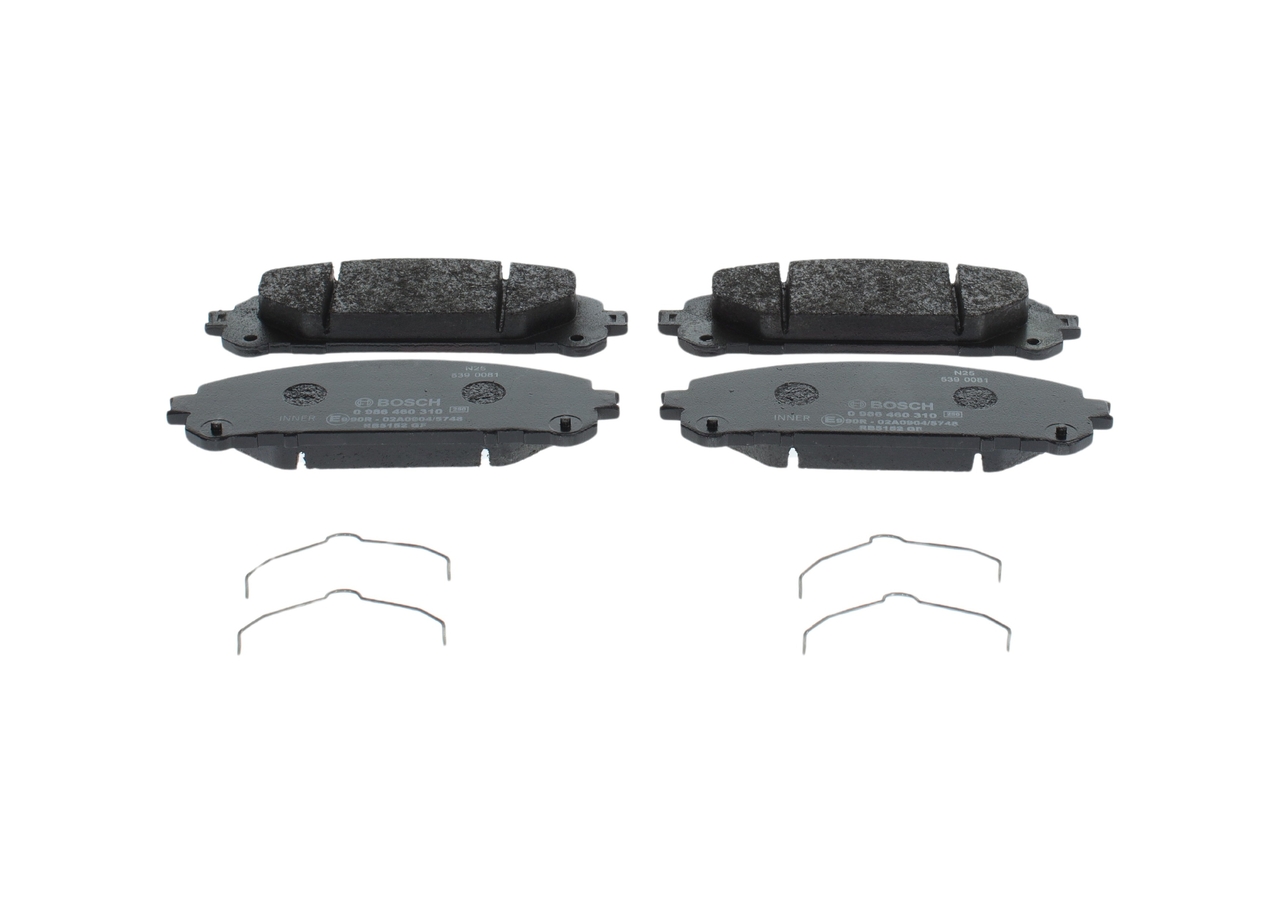 Plaquettes de frein 04465-78030 BOSCH 0986460310 FIAT, TOYOTA, LANCIA, LEXUS
