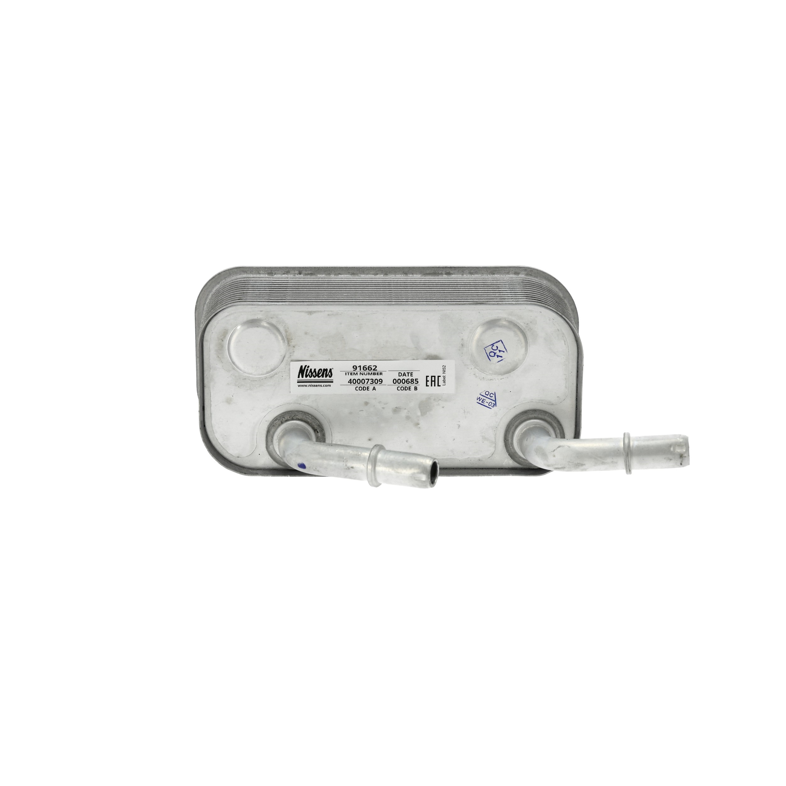 Ölkühler, Automatikgetriebe 91662 NISSENS 7551636 BMW