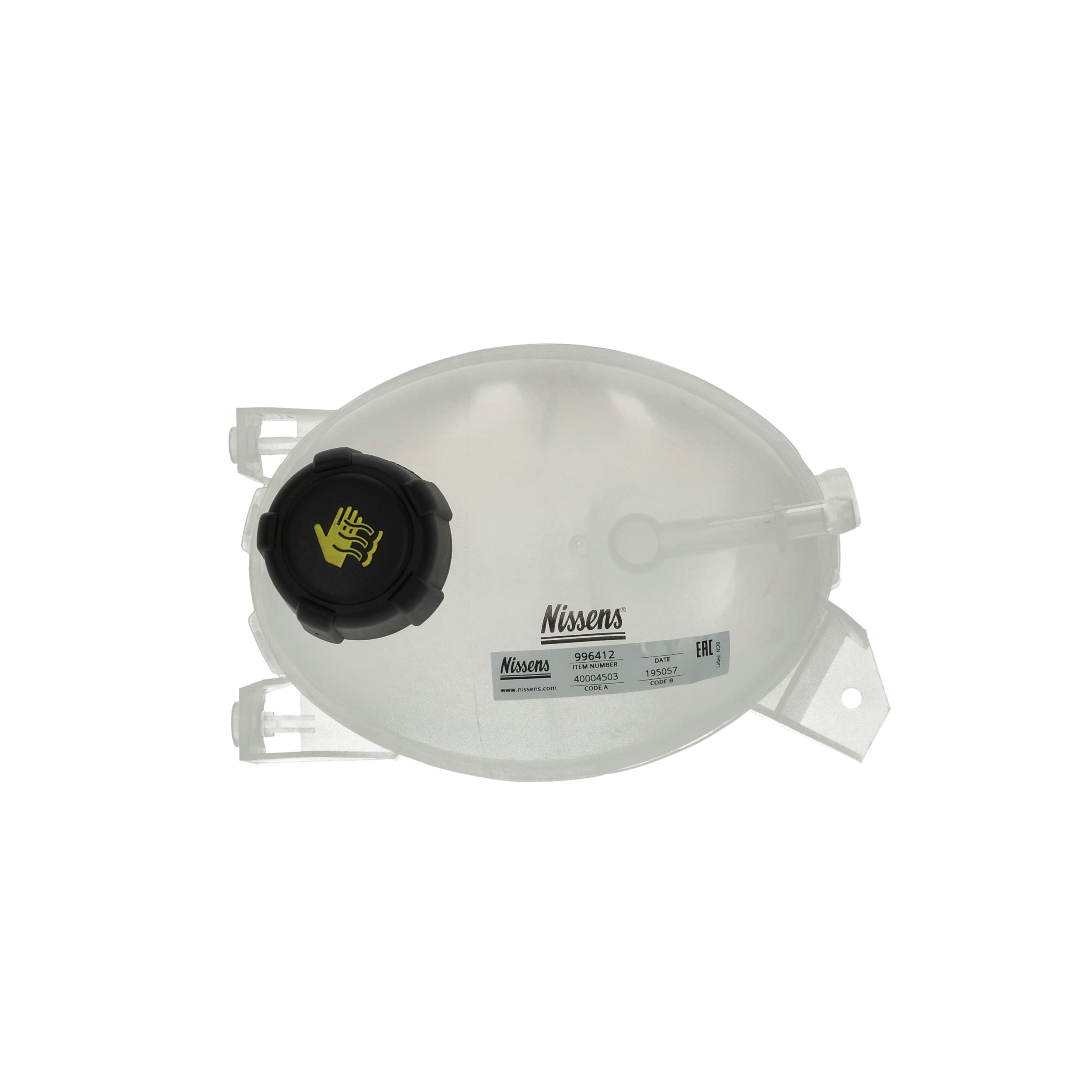 NISSENS 996412 Vase d'expansion de liquide de refroidissement RENAULT Clio IV Van 0.9 TCe 90 CV Essence 2021