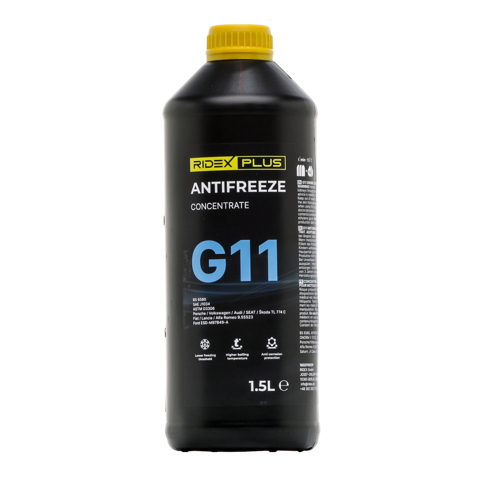 Kühlmittel 5016437 RIDEX PLUS 1602F0021P BMW, FORD