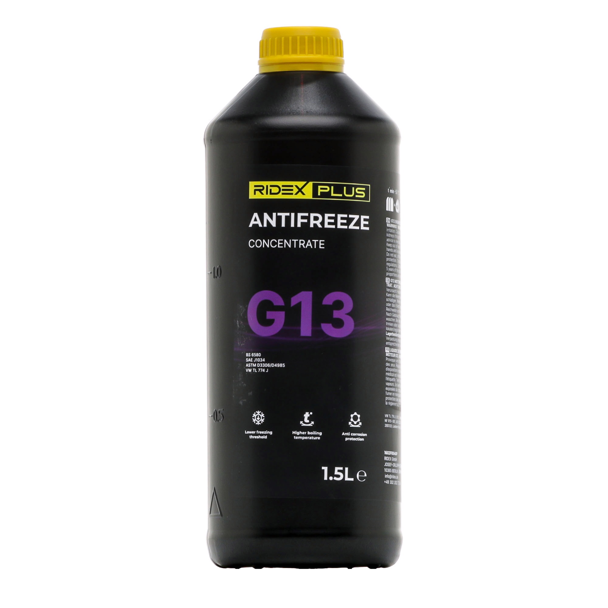 Kühlmittel G012A8GA3 RIDEX PLUS 1602F0040P VW, AUDI