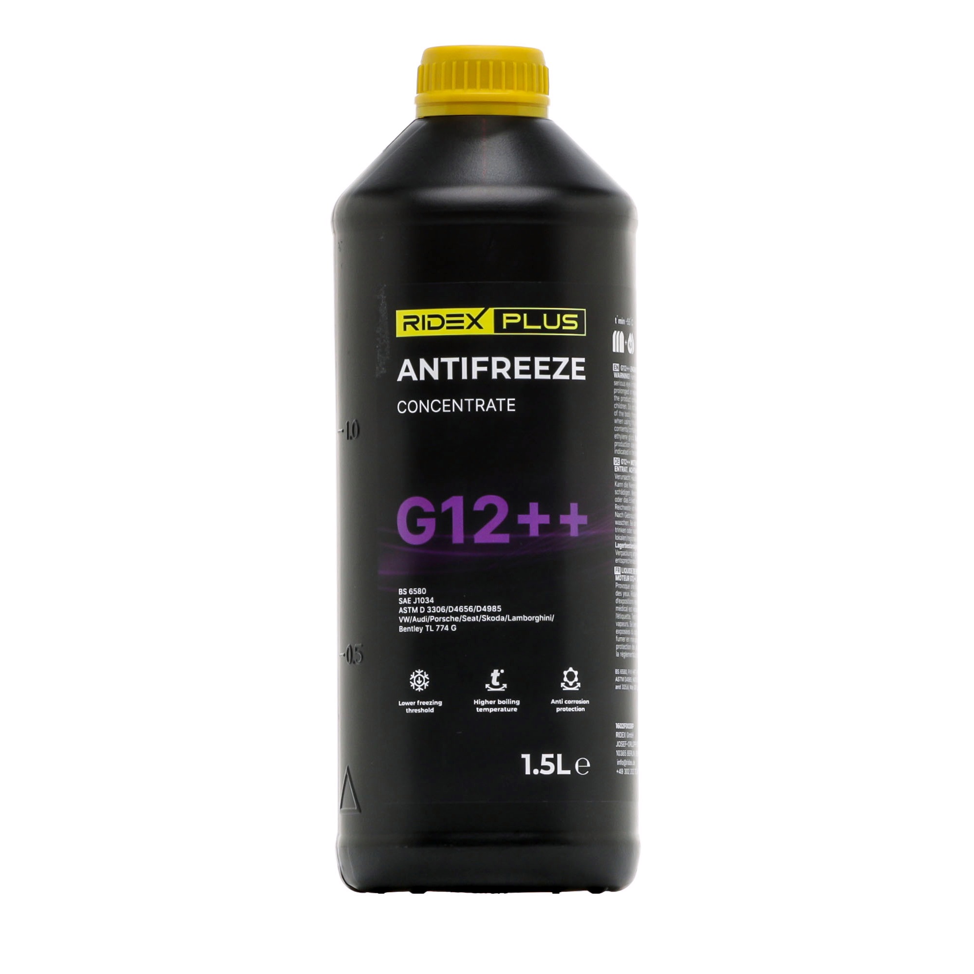 Kühlmittel G 012 A8G A3 RIDEX PLUS 1602F0038P VW, AUDI