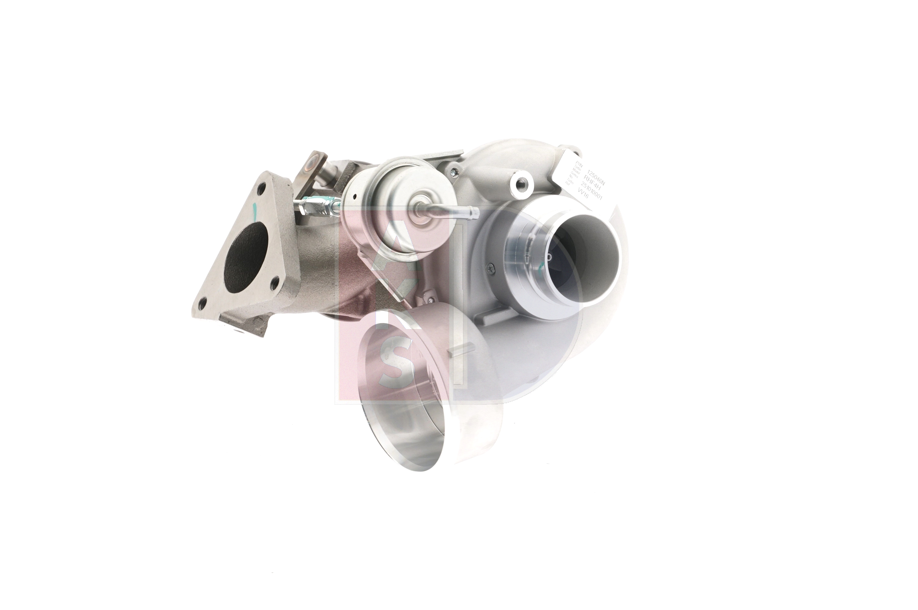 Turbocharger 640 090 1780 AKS DASIS 125046N MERCEDES-BENZ, PEUGEOT, CITROЁN