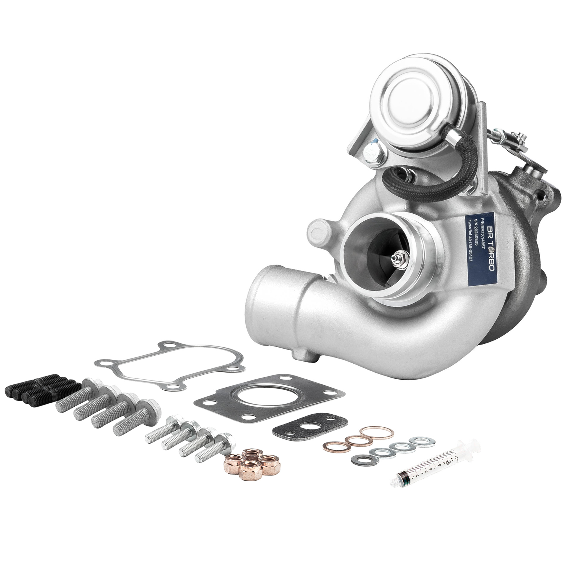 BR Turbo BRTX14867M Turbocharger Iveco Daily IV Flatbed Vrachtwagen 2.3 35C10, 35S10 95 Pk Diesel 2011
