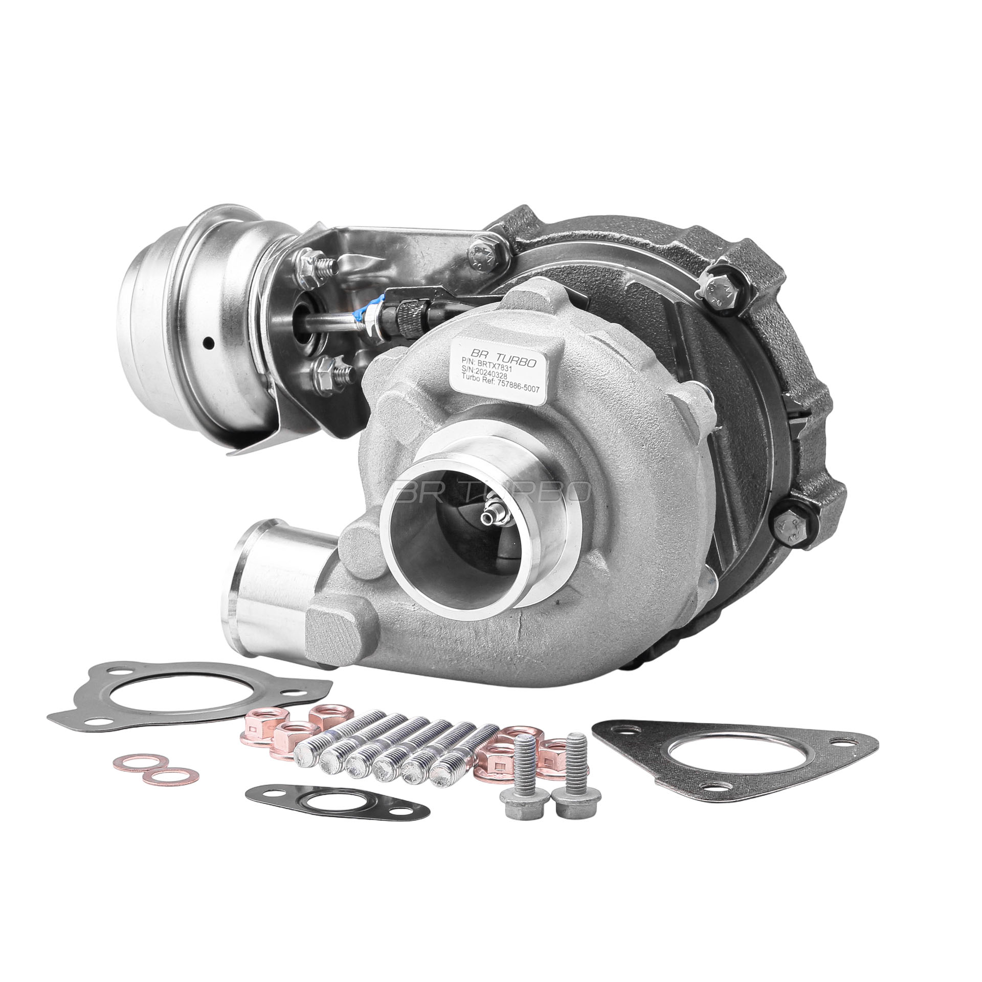 Turbolader 757886 BR Turbo BRTX14929M VW, FORD, AUDI, OPEL, SKODA