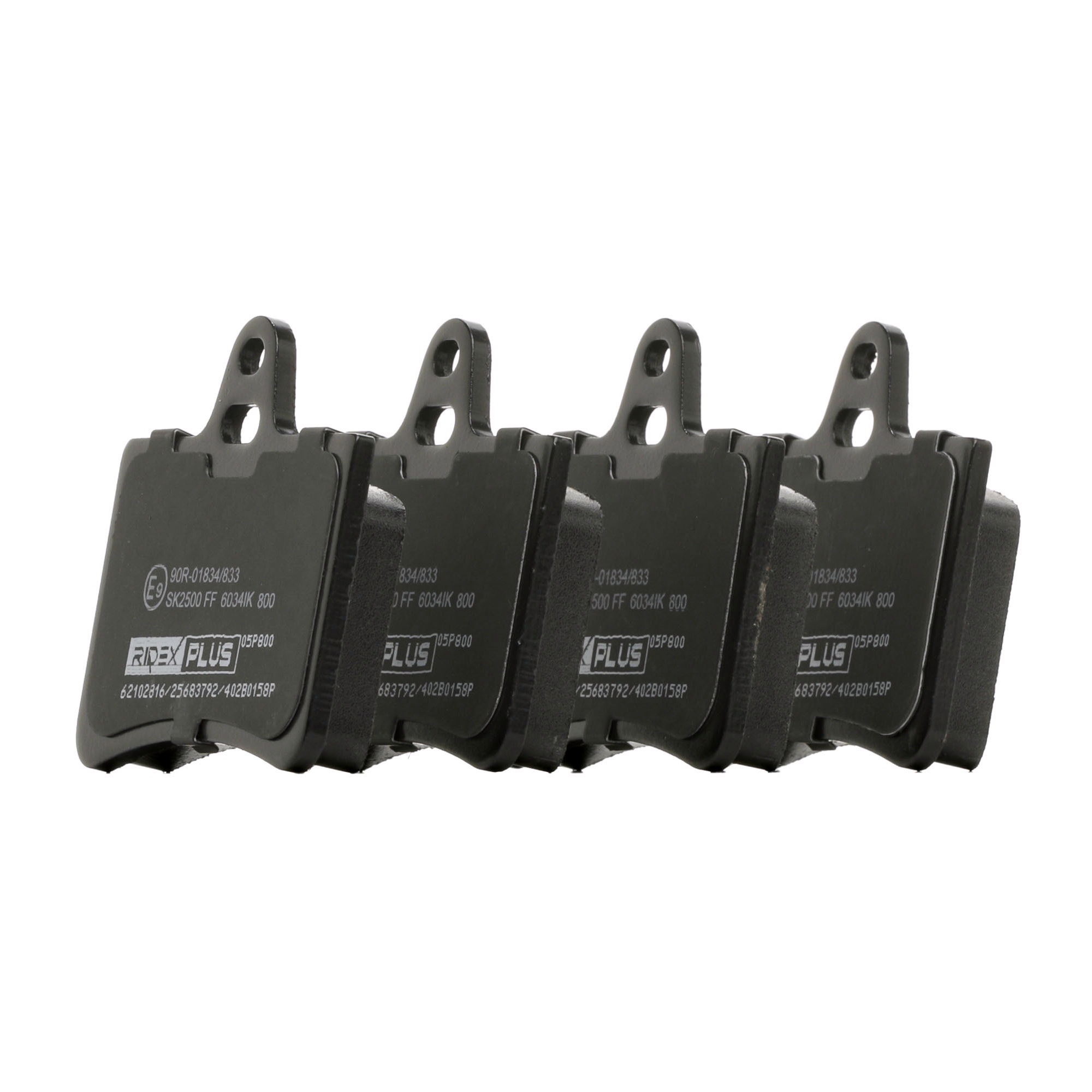Bremsbeläge E172591 RIDEX PLUS 402B0158P VW, OPEL, PEUGEOT, CITROЁN, MITSUBISHI