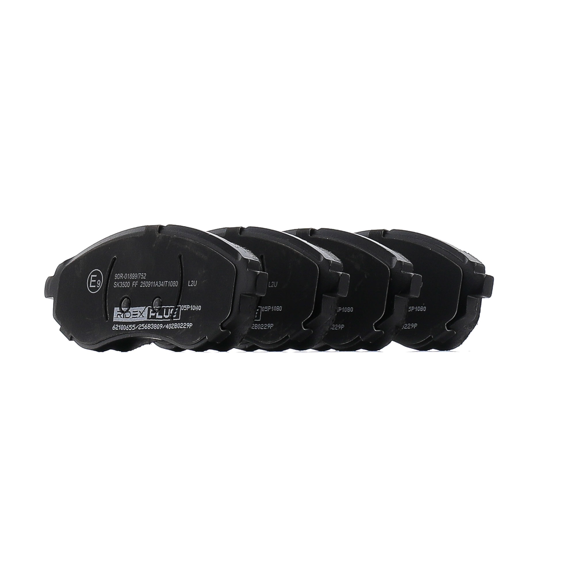 Комплект спирачно феродо, дискови спирачки PC 351 112 RIDEX PLUS 402B0229P PROTON