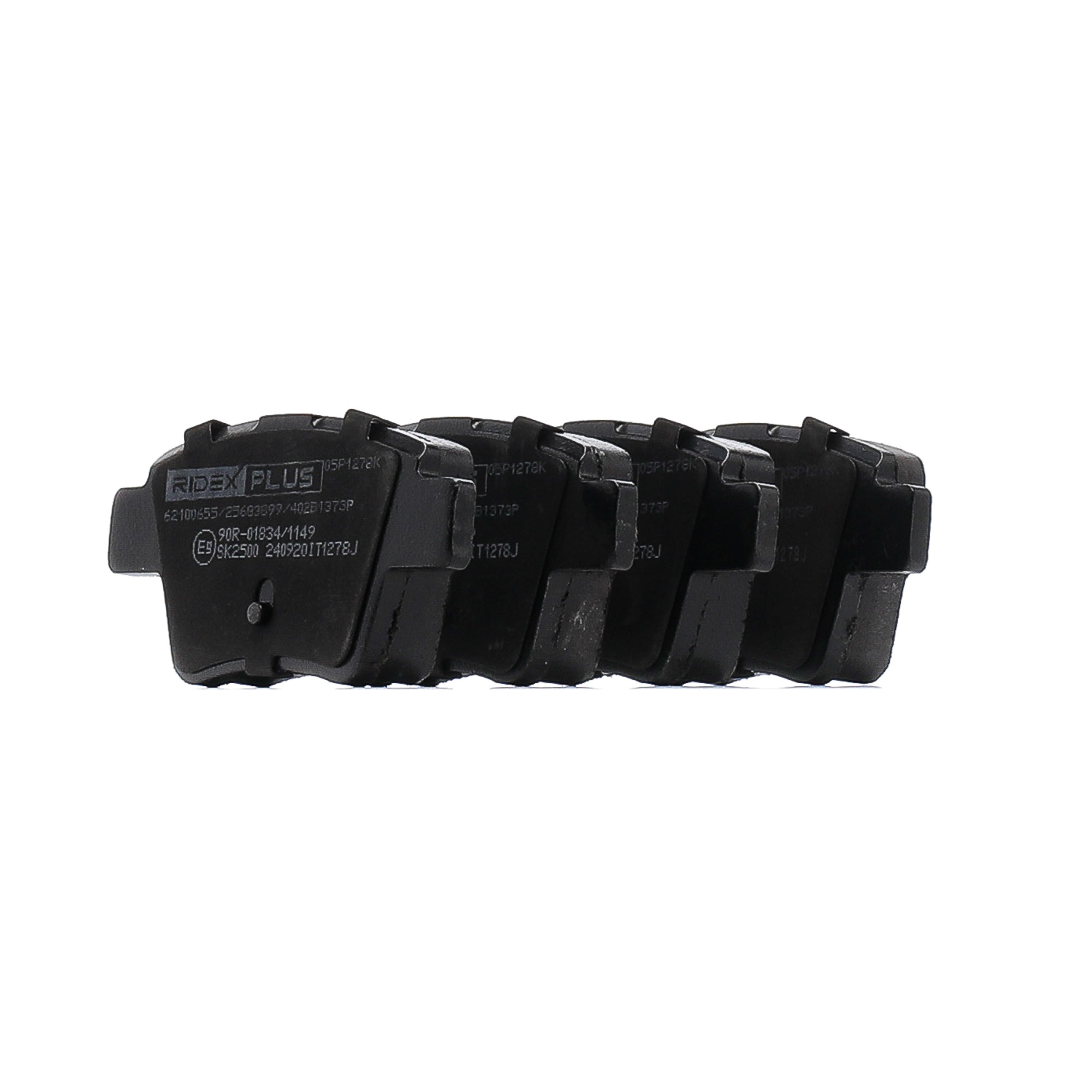 Remblokken 4253 40 RIDEX PLUS 402B1373P VOLKSWAGEN, AUDI, OPEL, PEUGEOT, CITROЁN