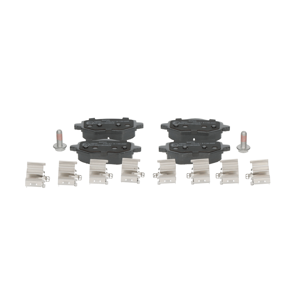MAPCO 106000 Remblokken Breedte 2 [mm]: 92,1mm, Hoogte 1: 39mm, Hoogte 2: 43mm, Dikte: 17,7mm