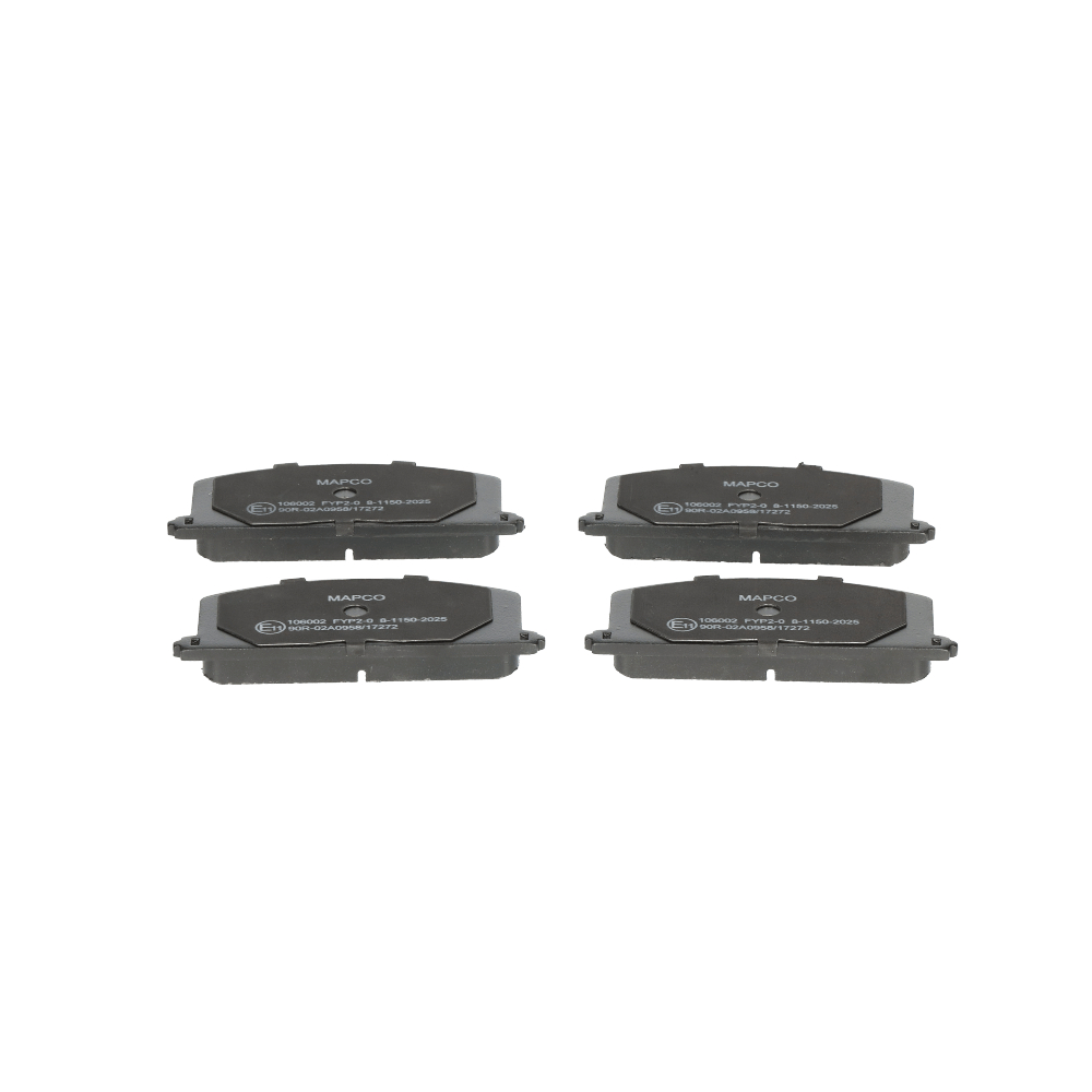 Bremsbeläge 106002 MAPCO 0449112432 TOYOTA, SUZUKI, LEXUS, SATURN