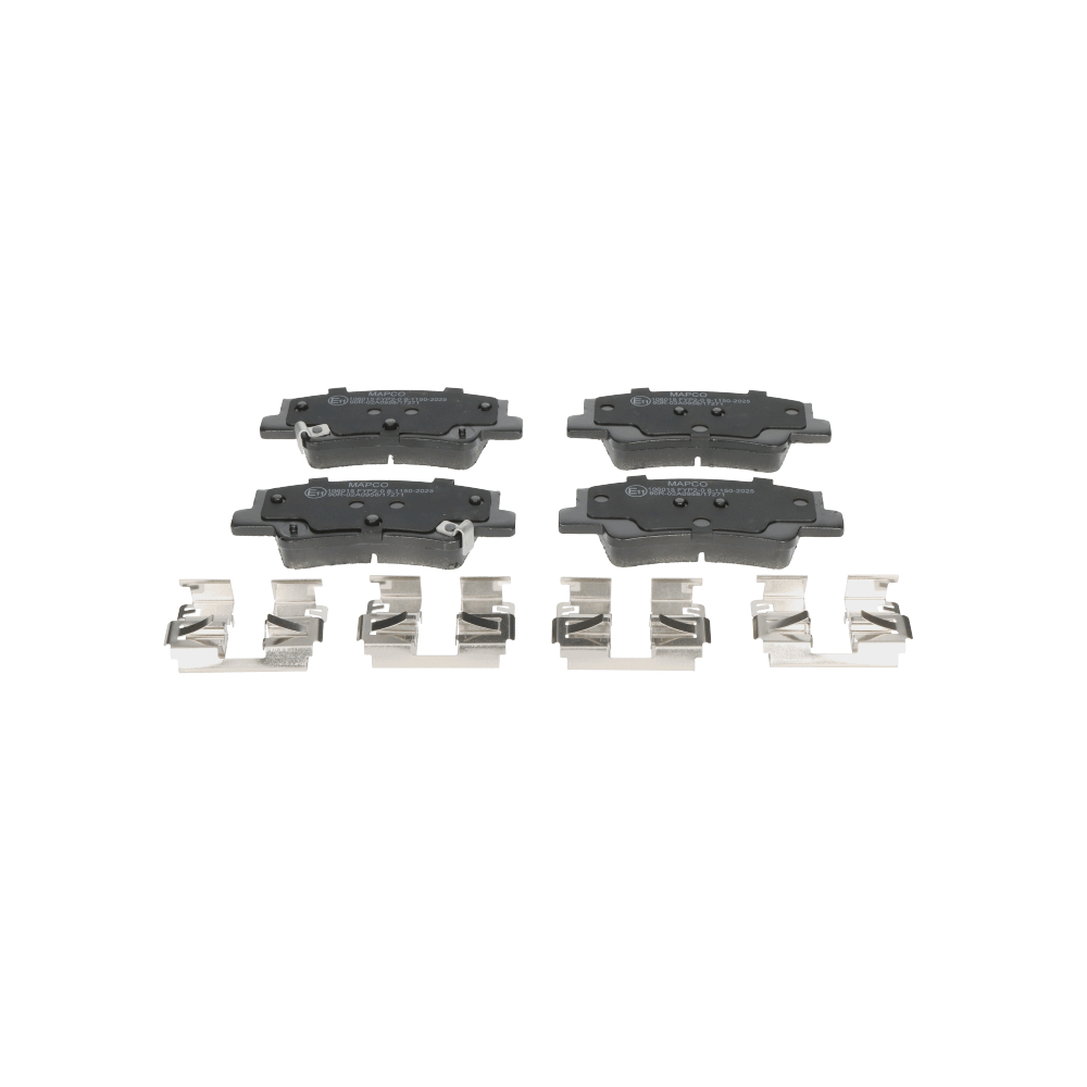 MAPCO 106015 Plaquettes de frein Largeur: 43,8mm, Épaisseur 1: 14,8mm