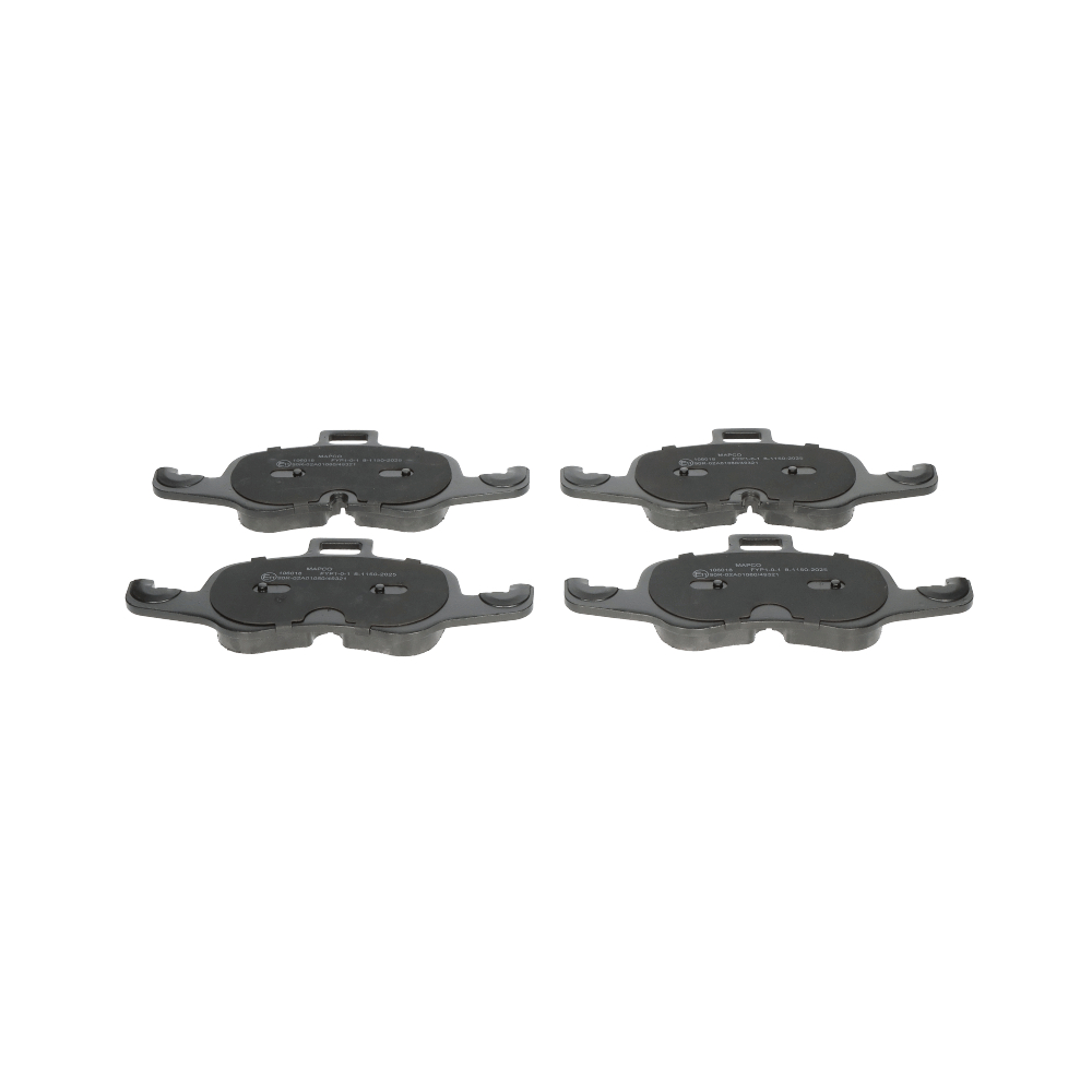 MAPCO 106018 Remblokken Breedte 2 [mm]: 210mm, Hoogte: 88,5mm, Dikte: 16,3mm