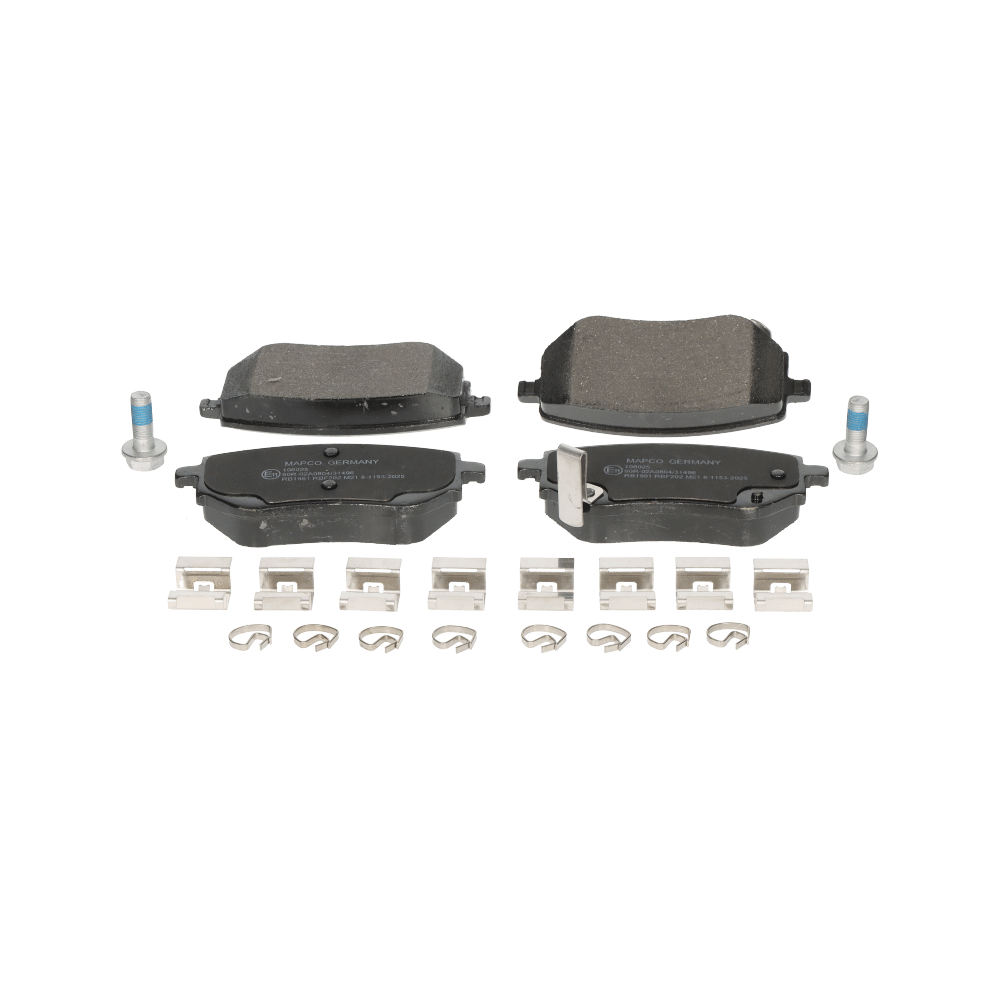 MAPCO 106025 Brake pad set Width: 112,8mm, Height: 48,1mm, Thickness: 18,7mm