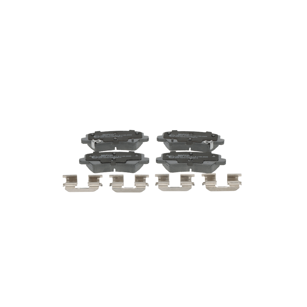 MAPCO 106053 Bromsbelägg B: 99,6mm, H: 42,5mm, Tjocklek: 15,6mm